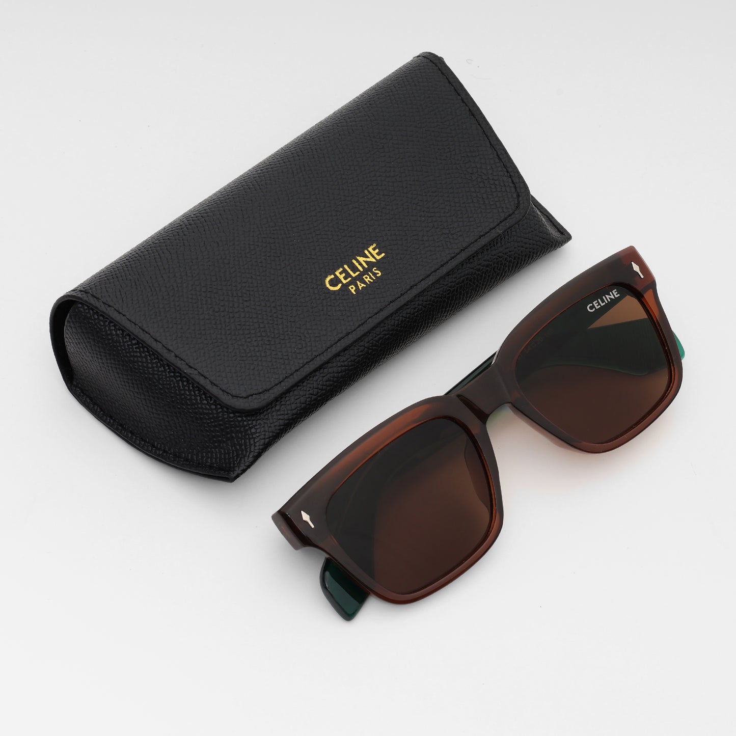 Paris Havana-Green Statement Sunglasses