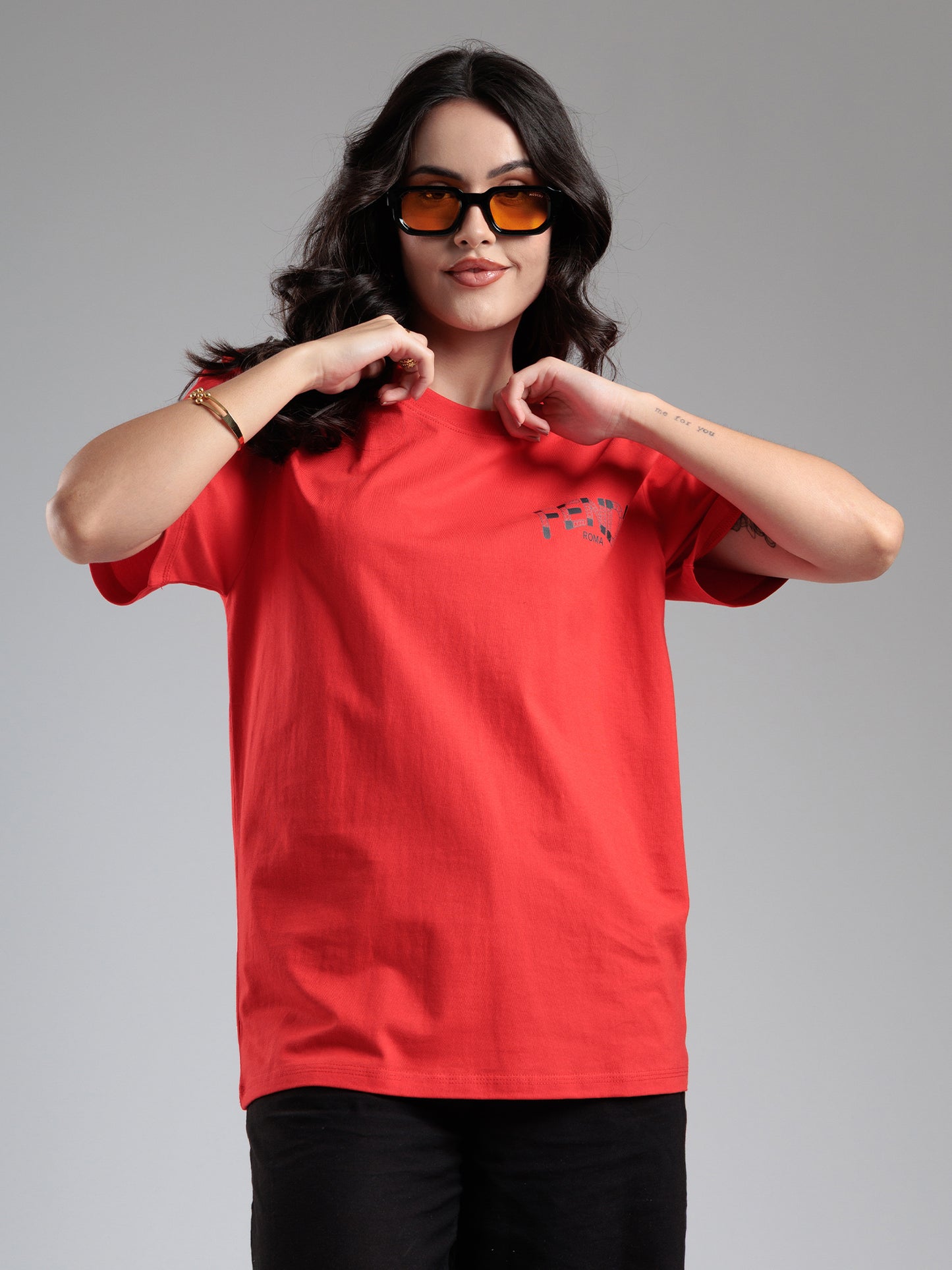 Crimson Minimal Logo T-Shirt
