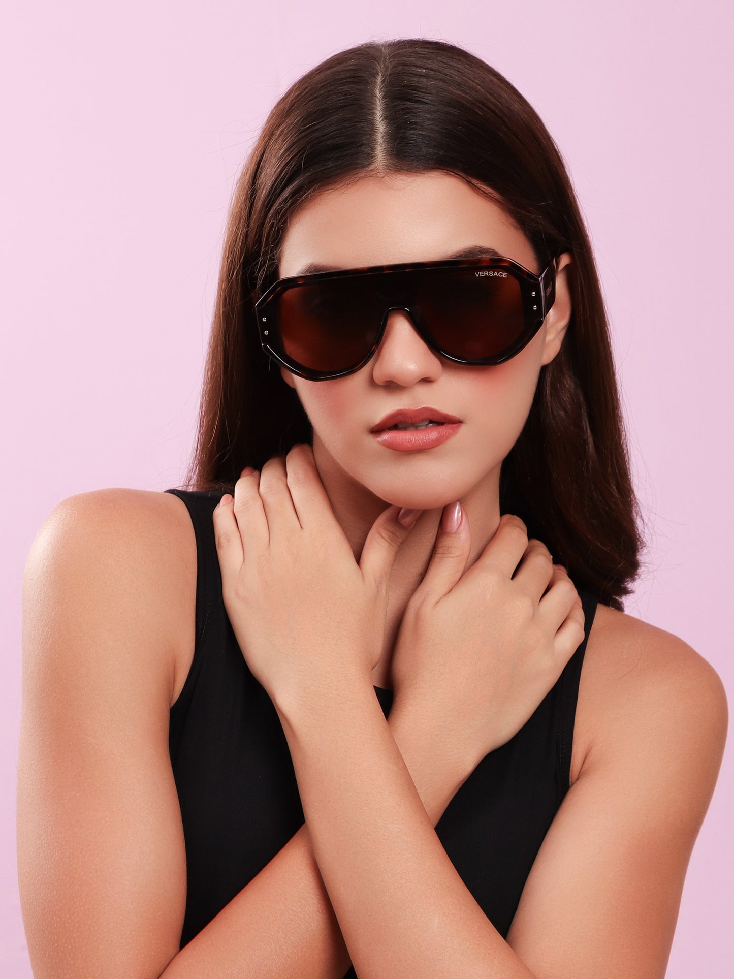 Havana Shield Sunglasses