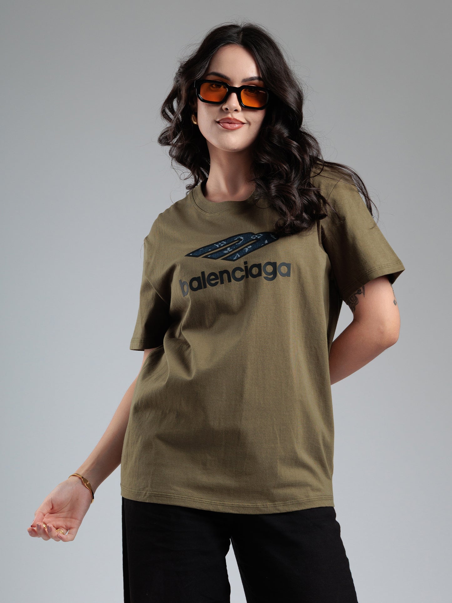 Olive Velocity Graphic T-Shirt