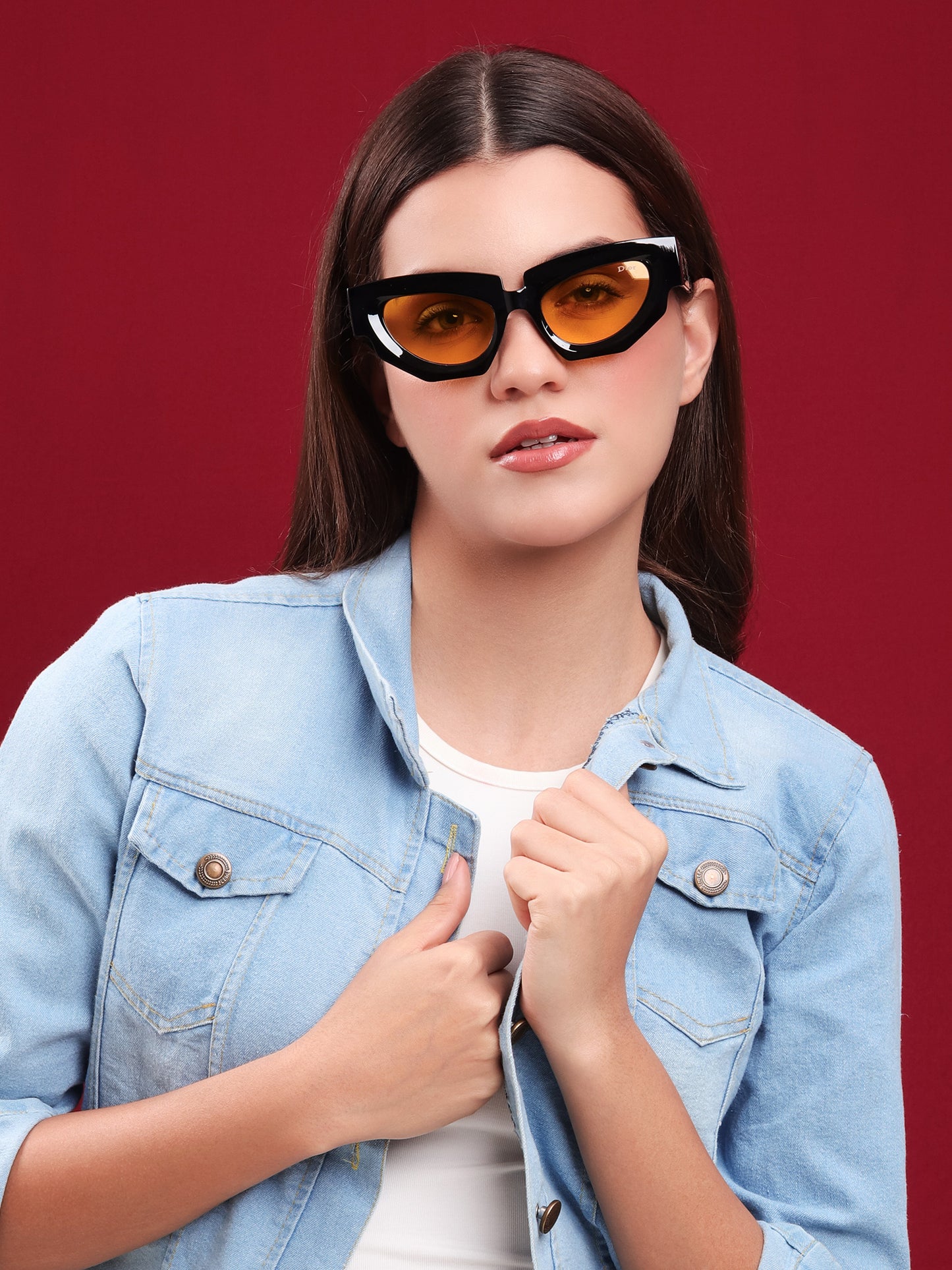 “Solar Impact” Cat-Eye Sunglasses