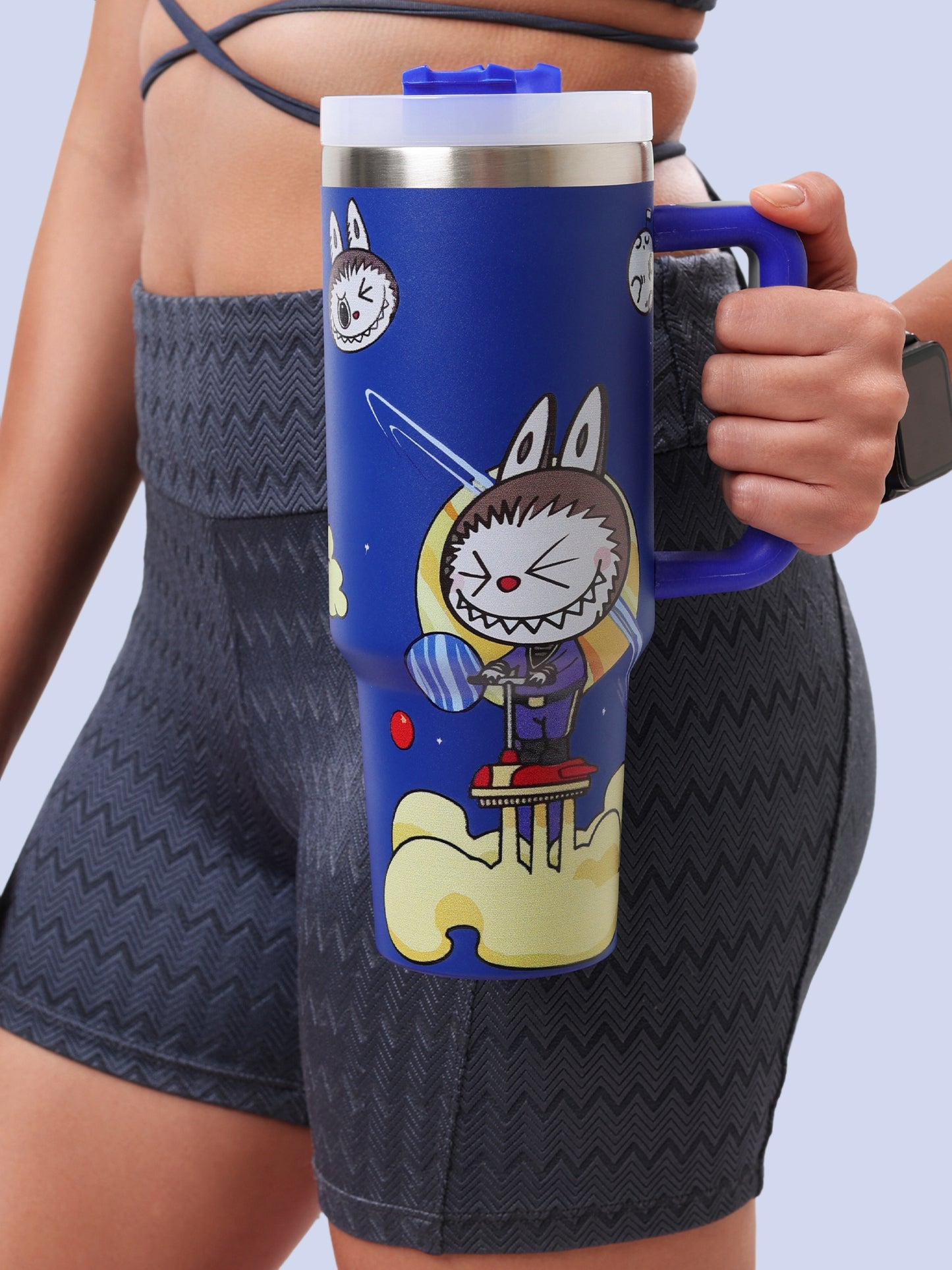 LABUBU “Cosmic Ride” Blue  Sipper