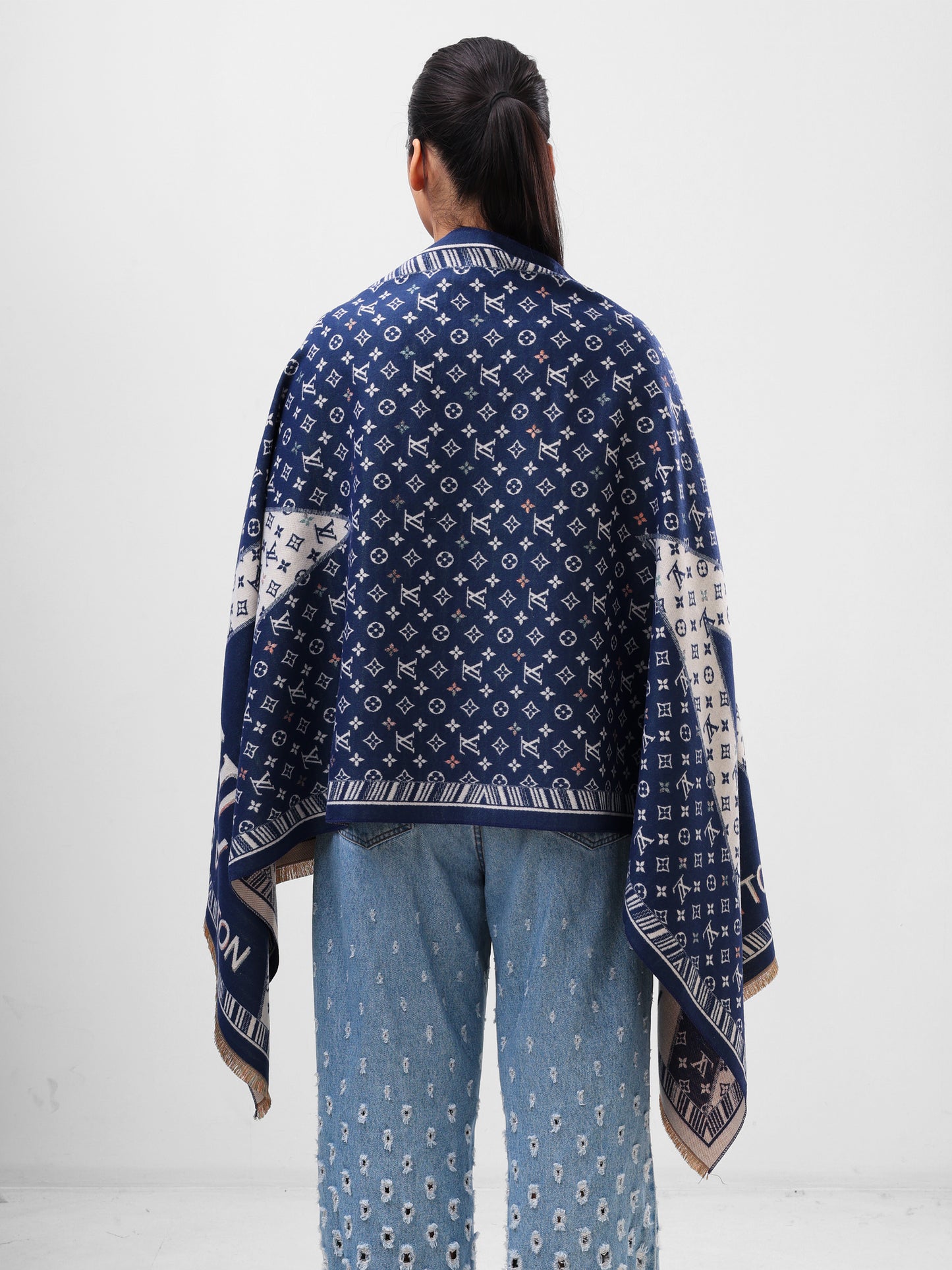 Midnight Voyage Monogram Wrap