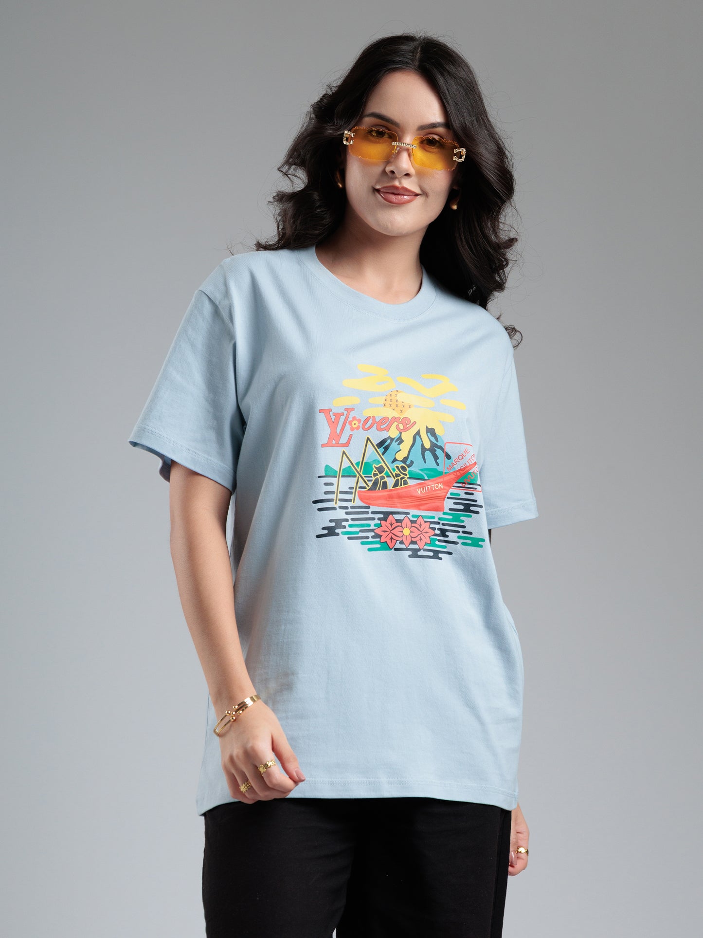 Skyline Voyage Graphic T-Shirt