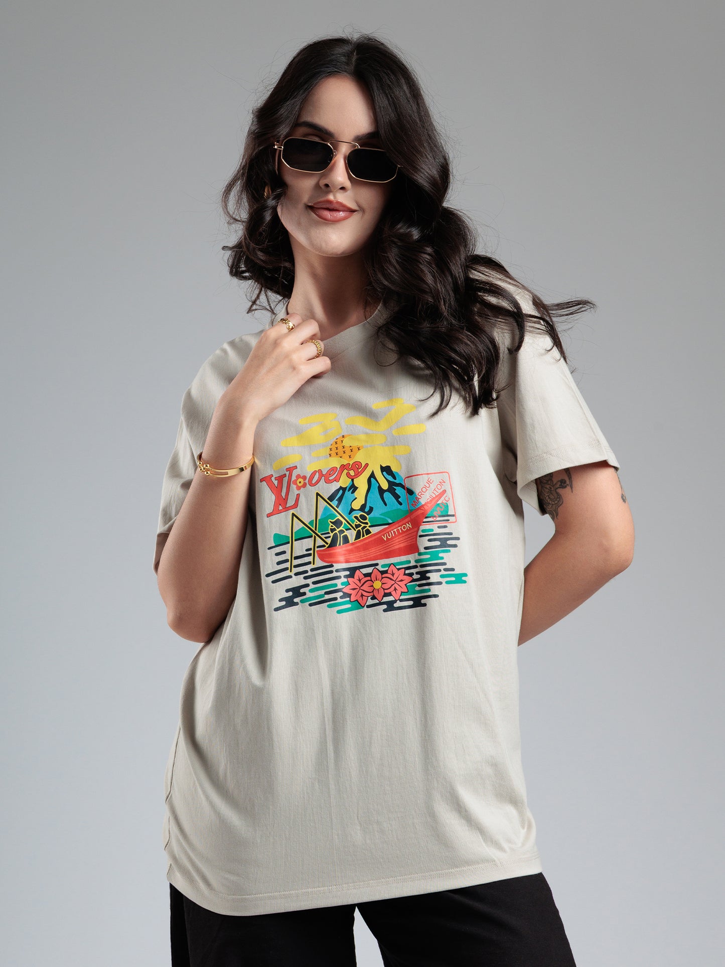 Sandstone Voyage Graphic T-Shirt