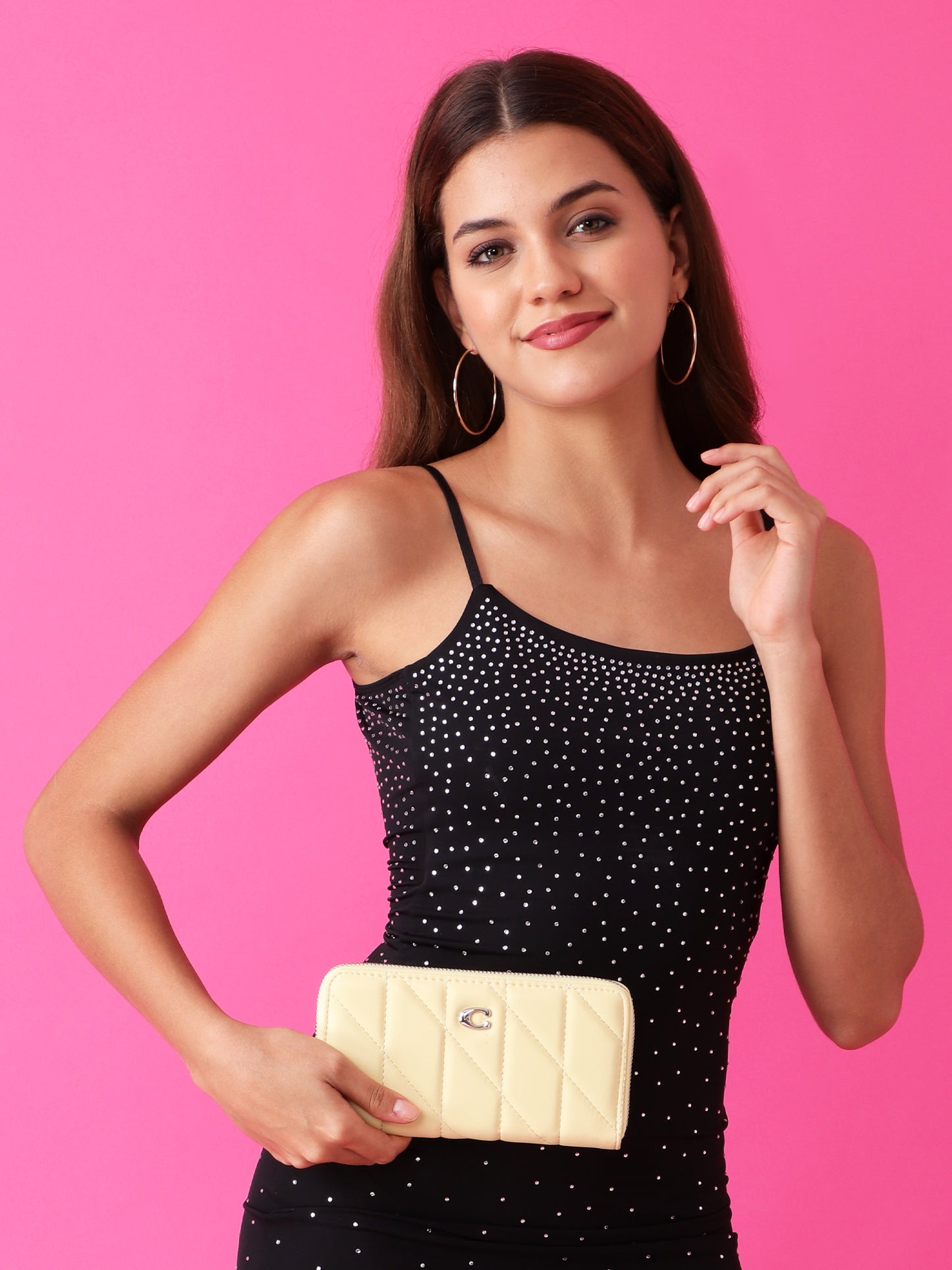 Zip-Around Wallet in Buttercream Yellow