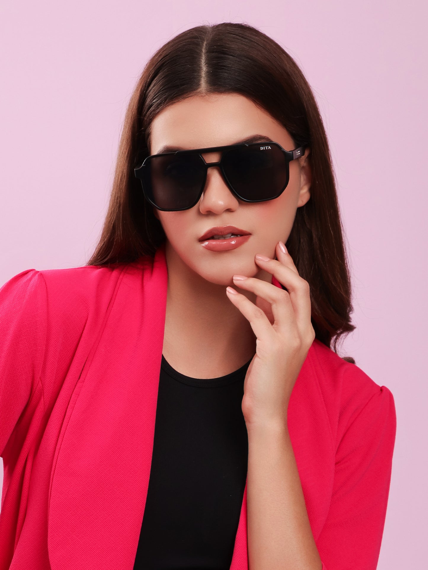 Midnight Noir Aviator Sunglasses