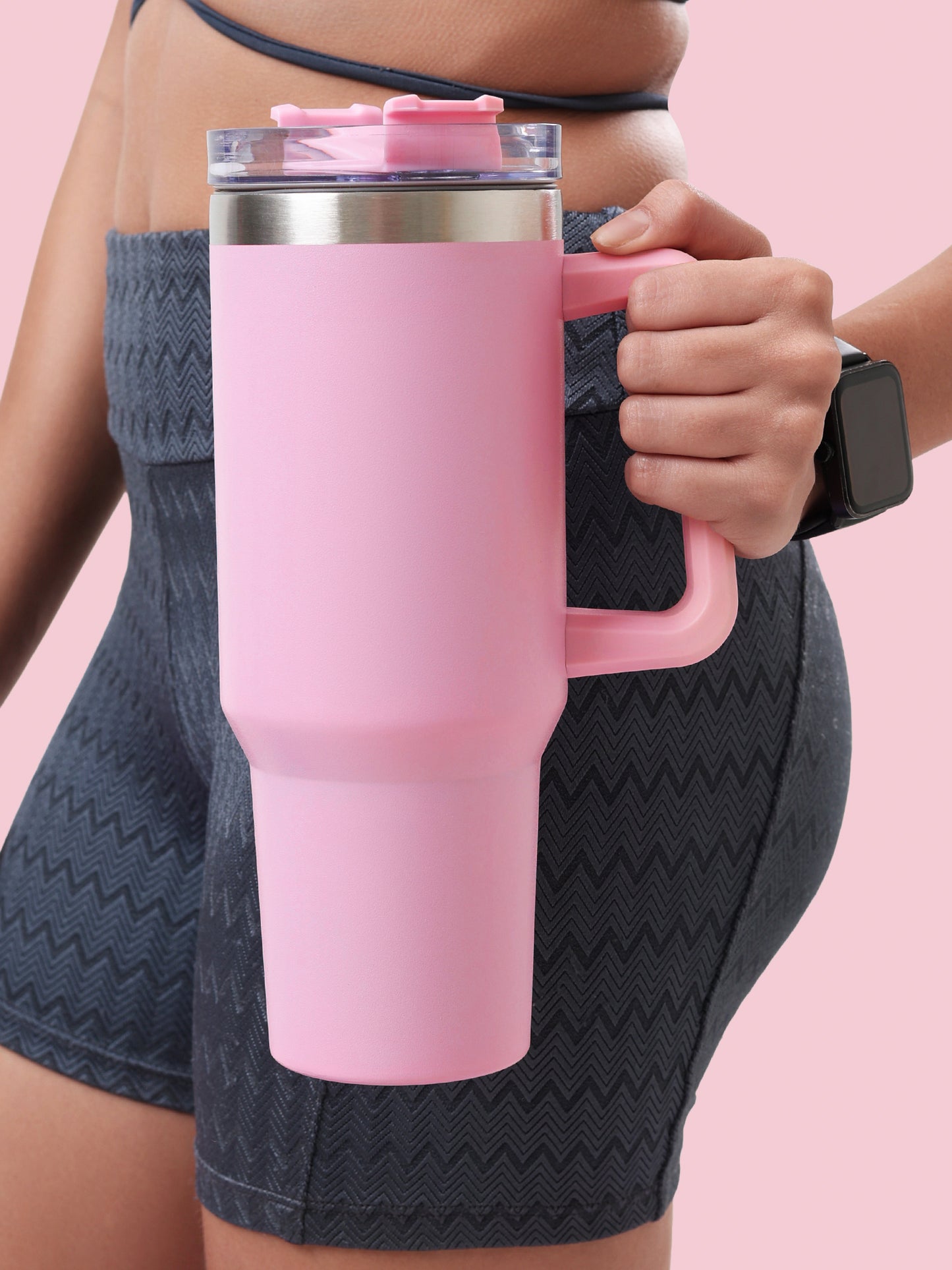 Blush Rush Matte Pink Sipper