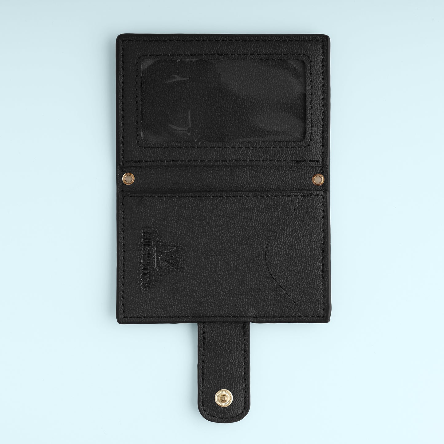 Urban LV-Inspired Strap Wallet