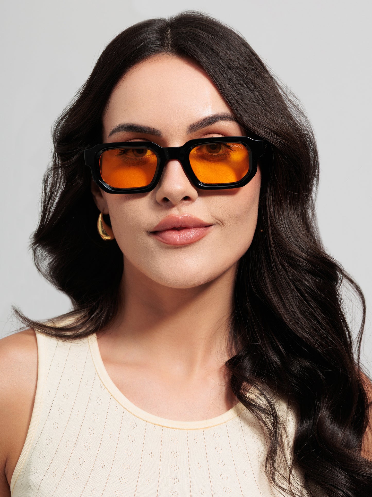 Amber Afterglow Statement Sunglasses