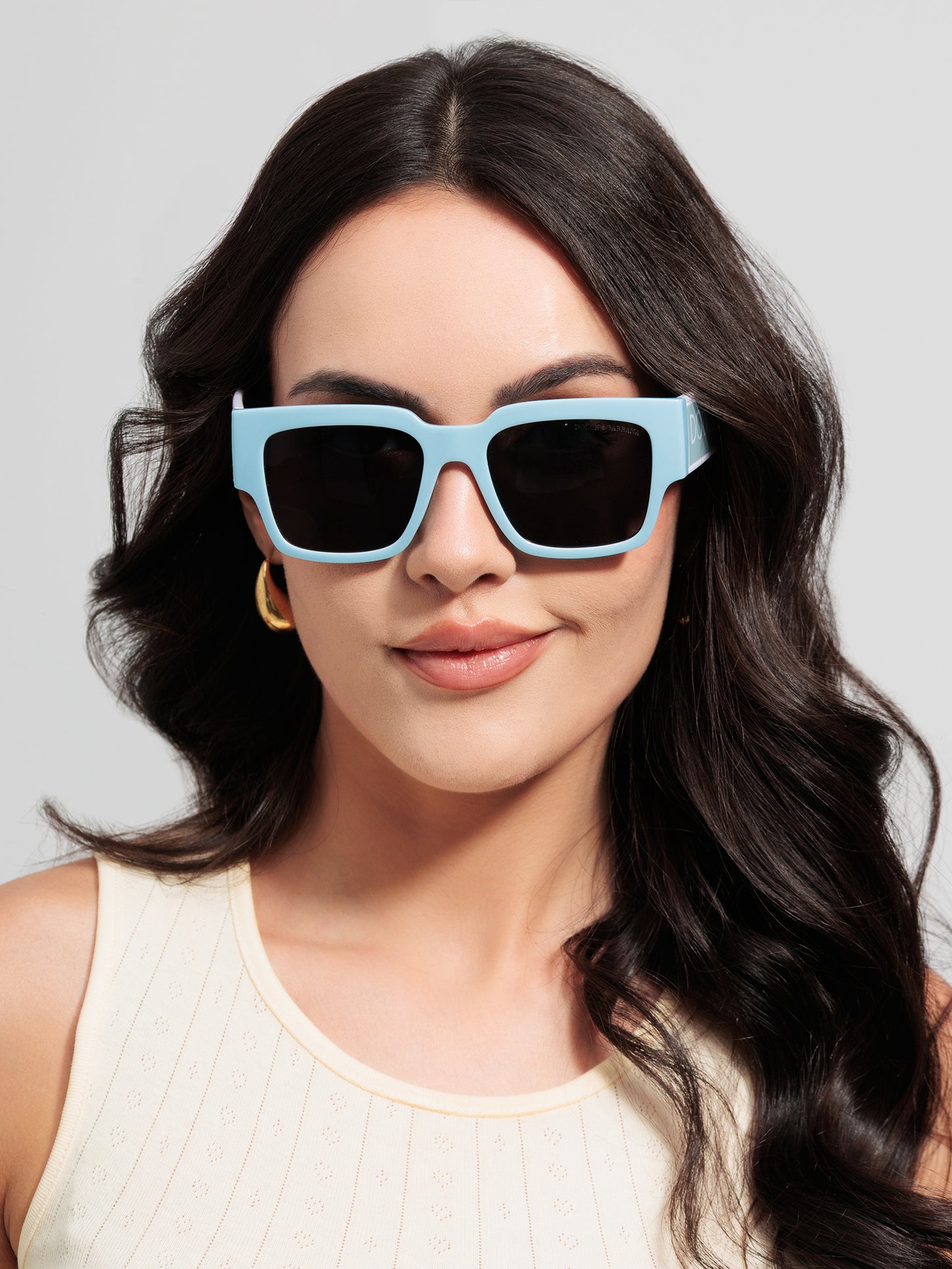 Skyline Blue Statement Sunglasses