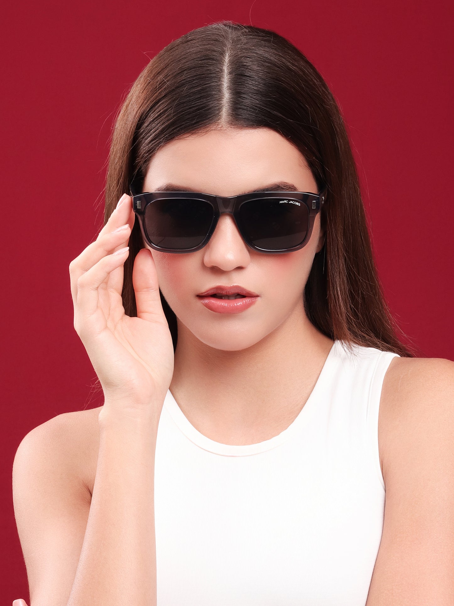 Jacobs Iconic Grey Lens Square Sunglasses