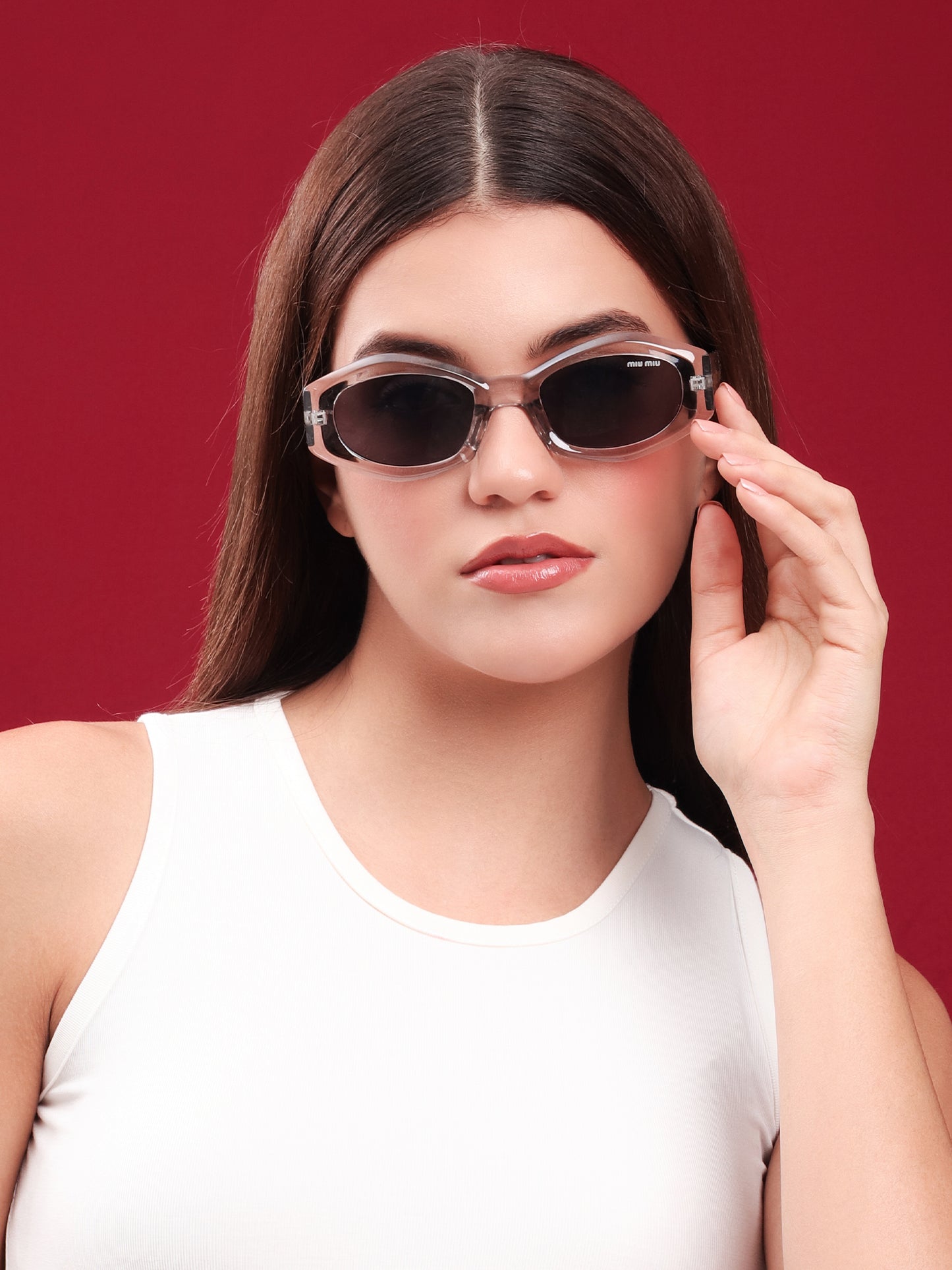 Crystal Cat-Eye Sunglasses