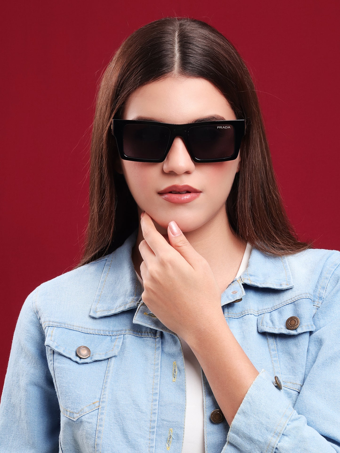 Classic Black Rectangle Sunglasses