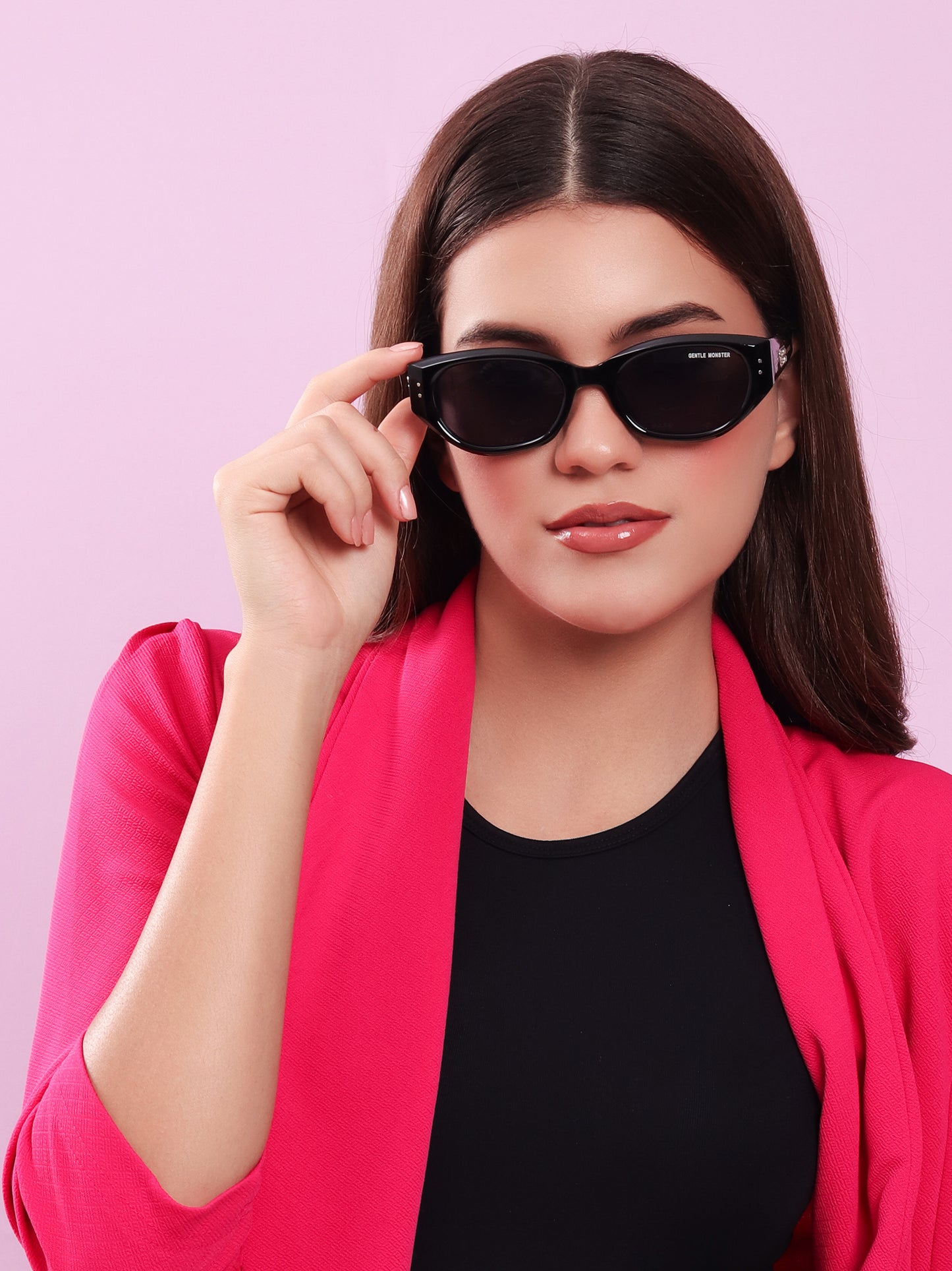 Black Cat-Eye Sunglasses