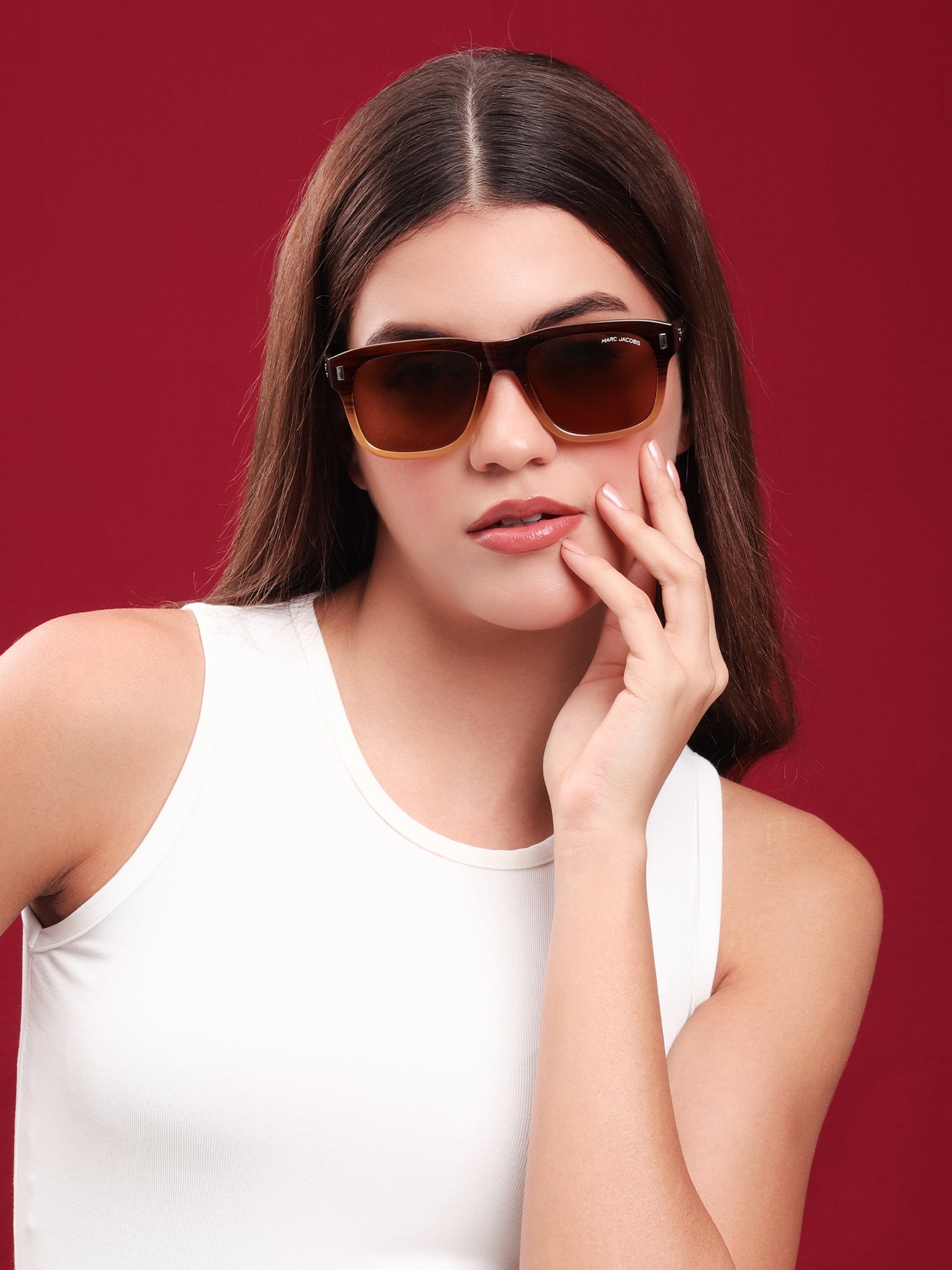 Classic Havana Brown Square Sunglasses