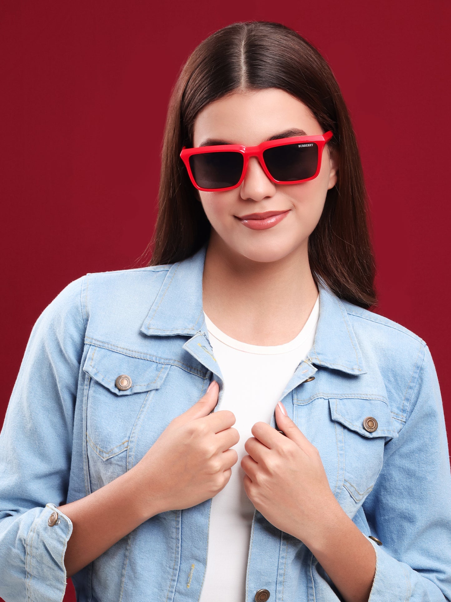 Scarlet Bold Rectangular Sunglasses