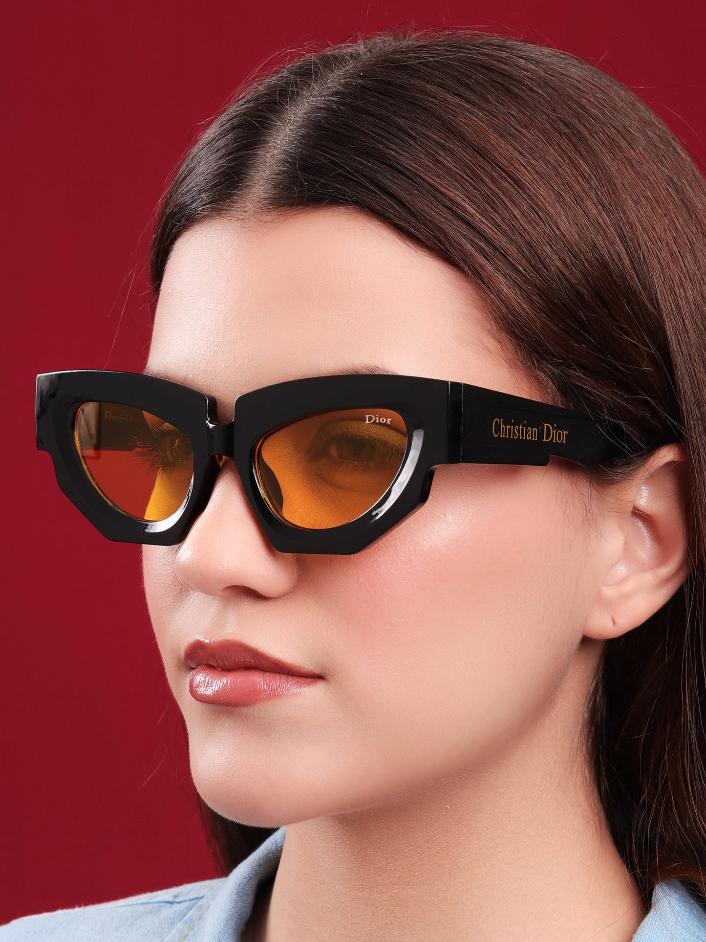 “Solar Impact” Cat-Eye Sunglasses