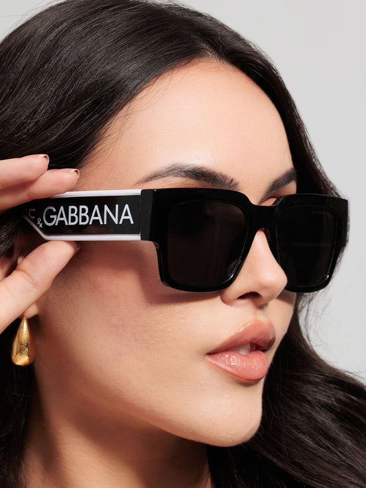 Monochrome Statement Square Sunglasses