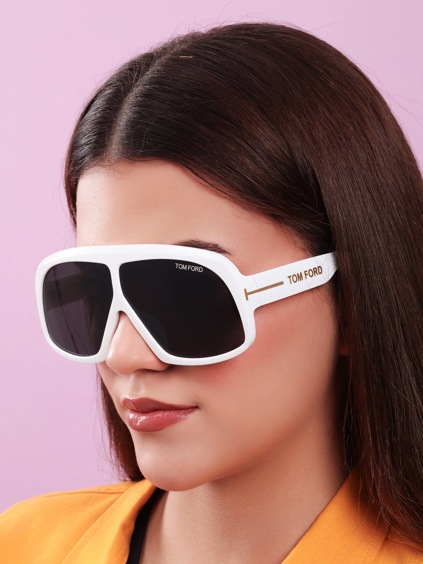 Optic White Shield Sunglasses