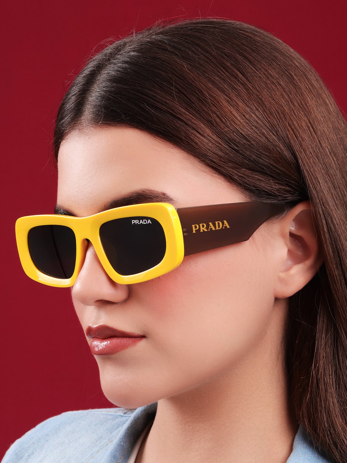 Bold Rectangular Sunglasses