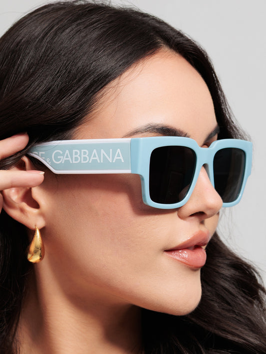 Skyline Blue Statement Sunglasses