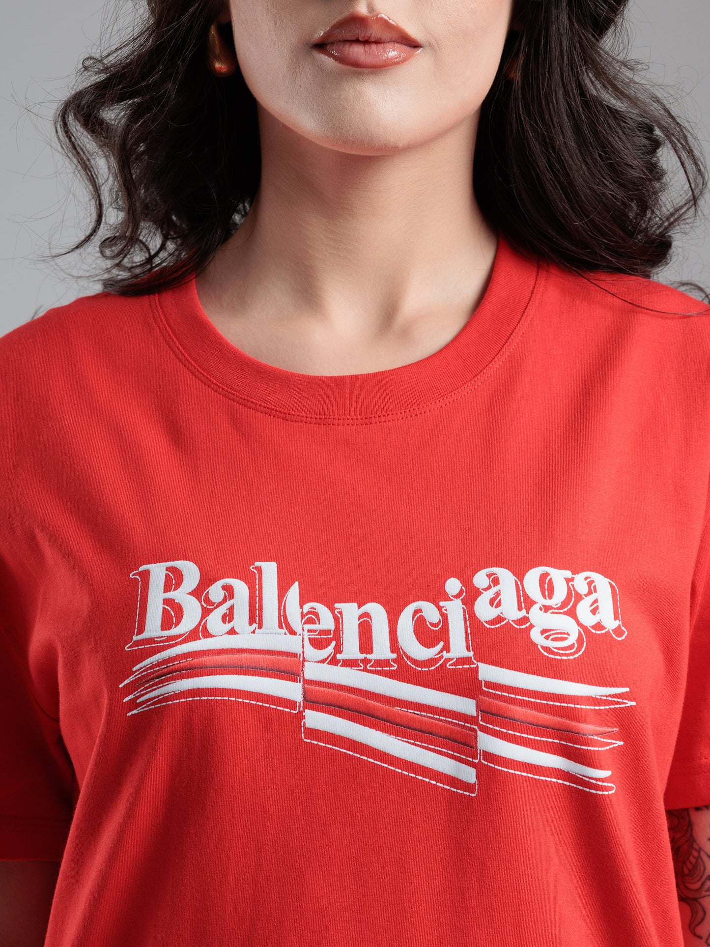 Crimson Statement Graphic T-Shirt