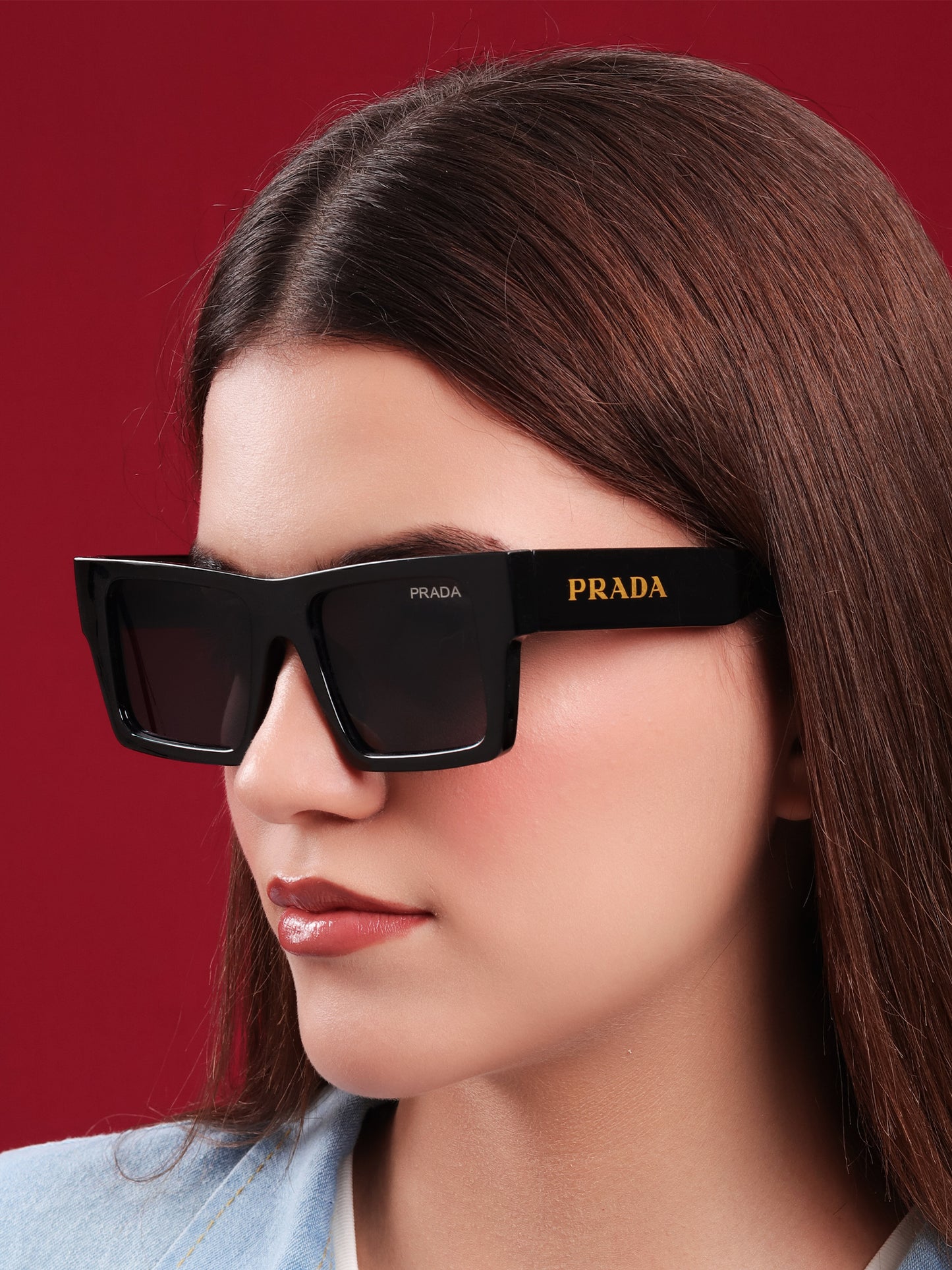 Classic Black Rectangle Sunglasses