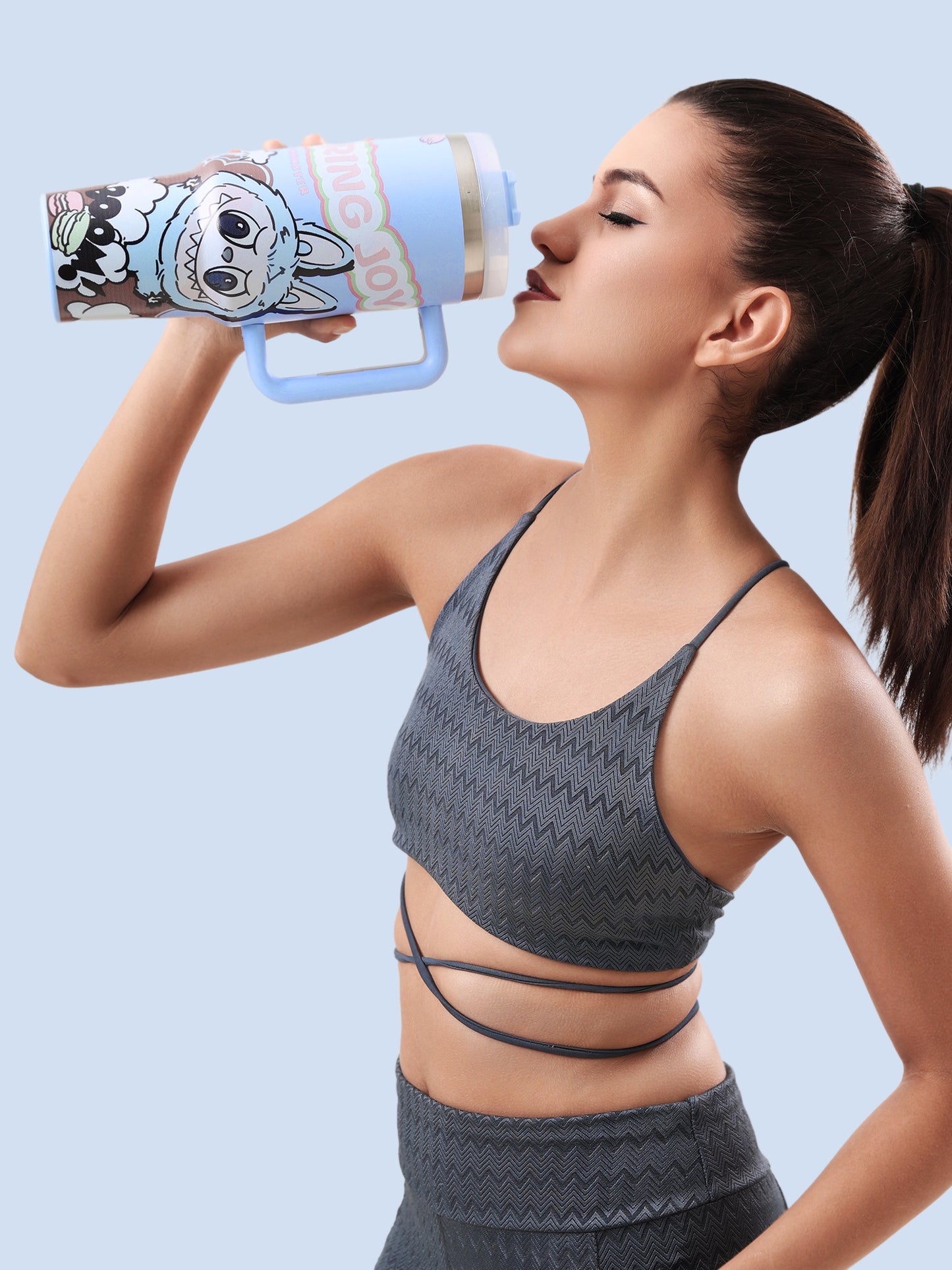 LABUBU “Bringing Joy” Sky  Sipper