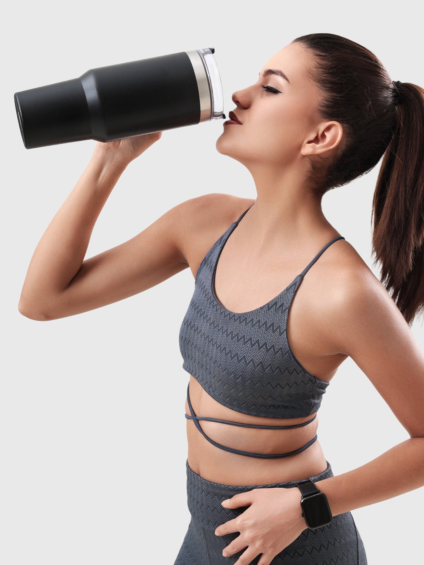 Midnight Matte Hydration Mug