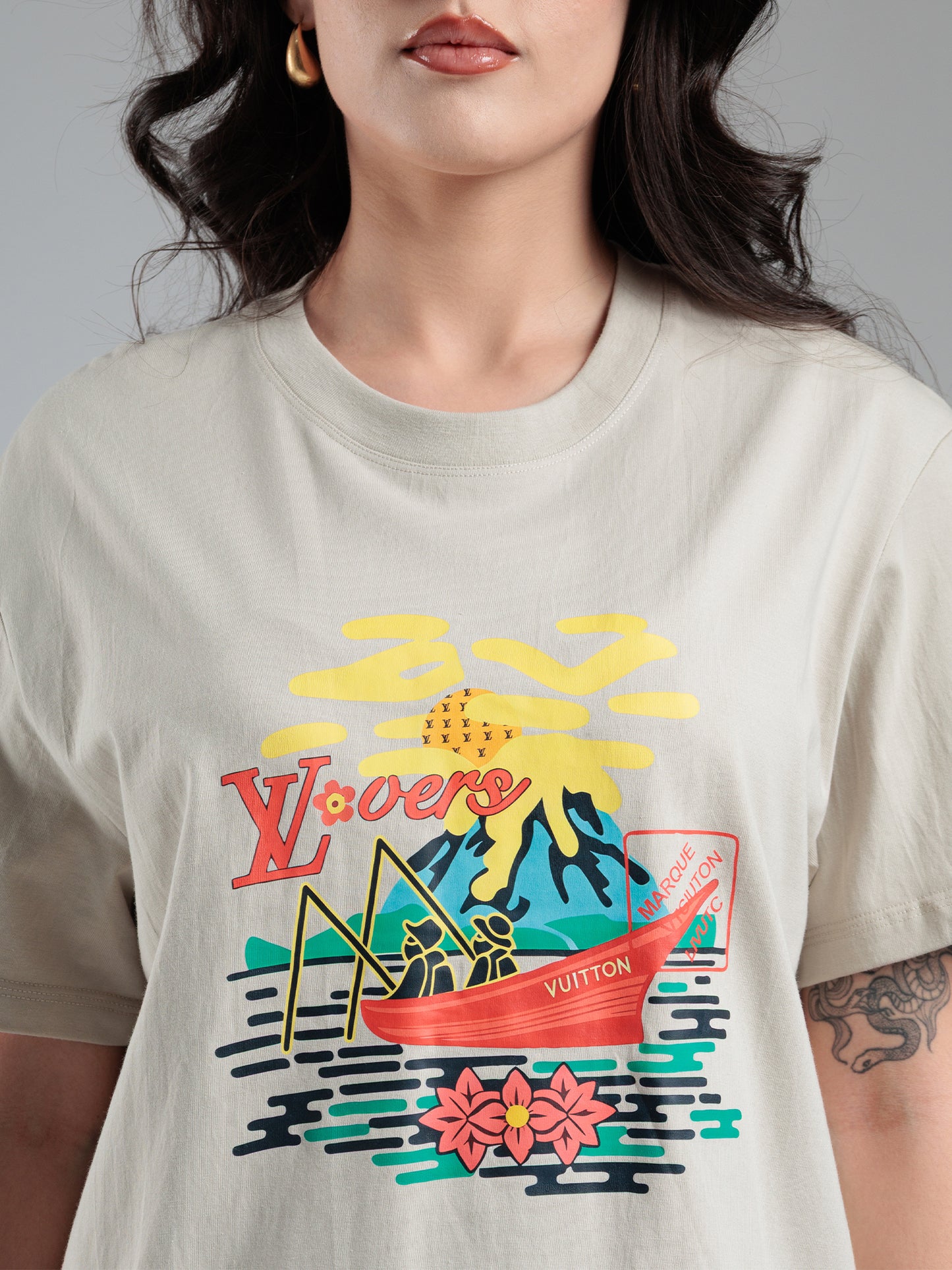 Sandstone Voyage Graphic T-Shirt