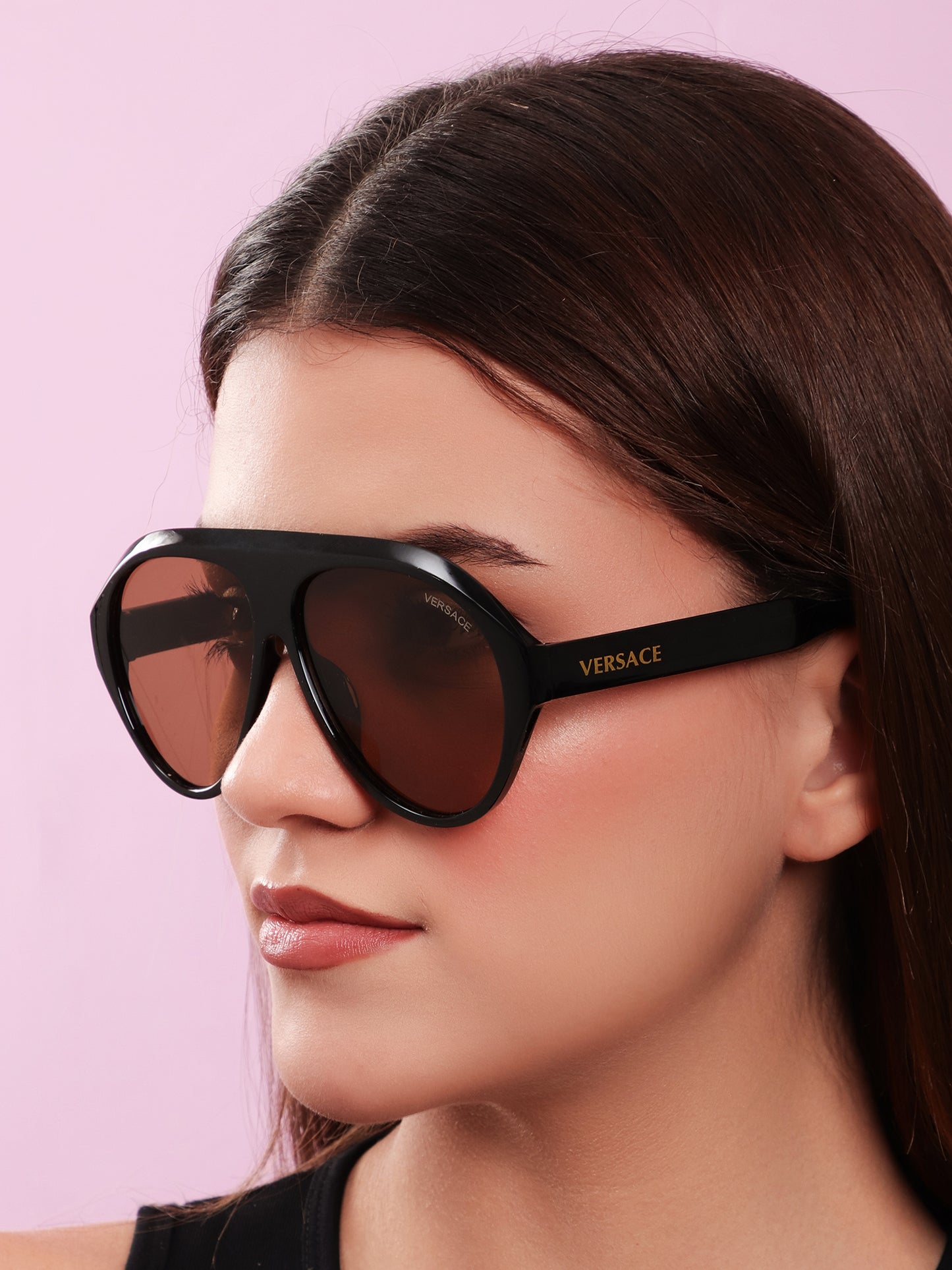 Iconic Havana Shield Sunglasses