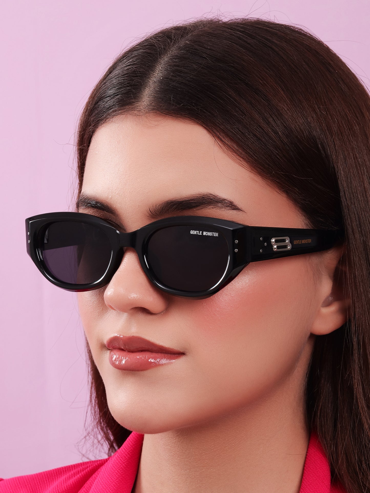 Black Cat-Eye Sunglasses