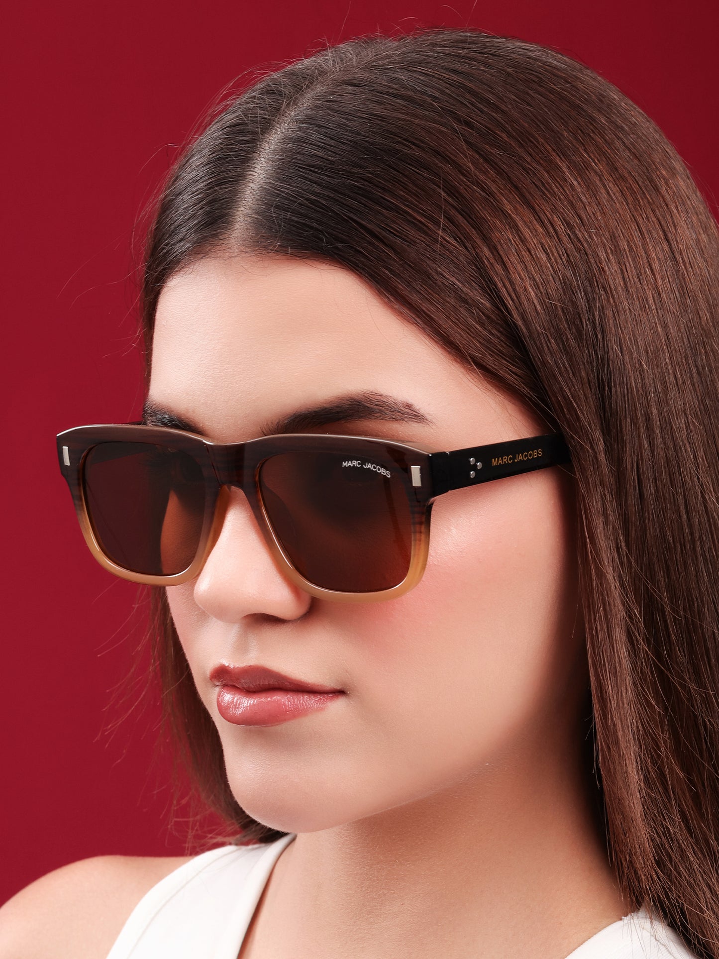 Classic Havana Brown Square Sunglasses