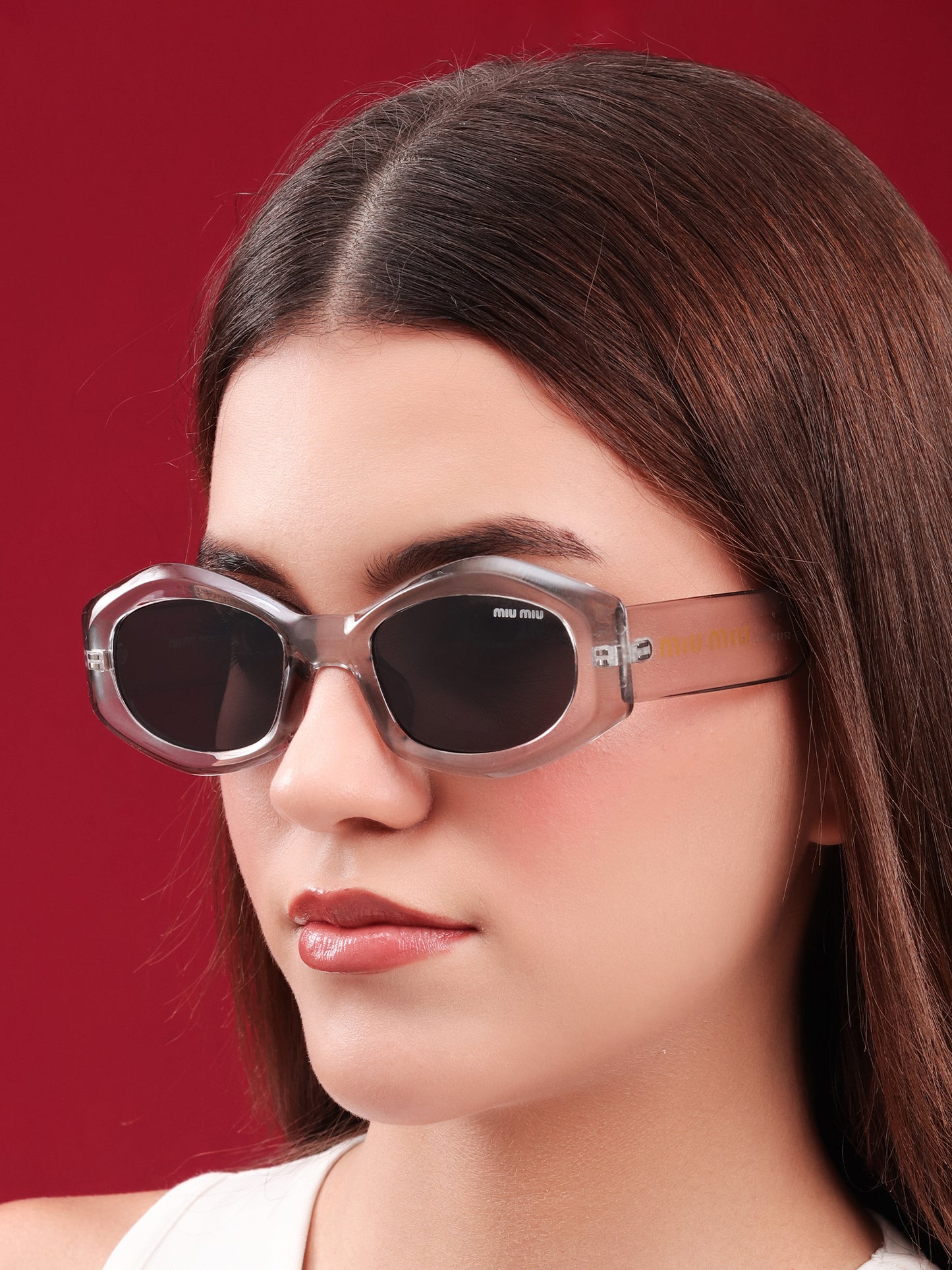 Crystal Cat-Eye Sunglasses