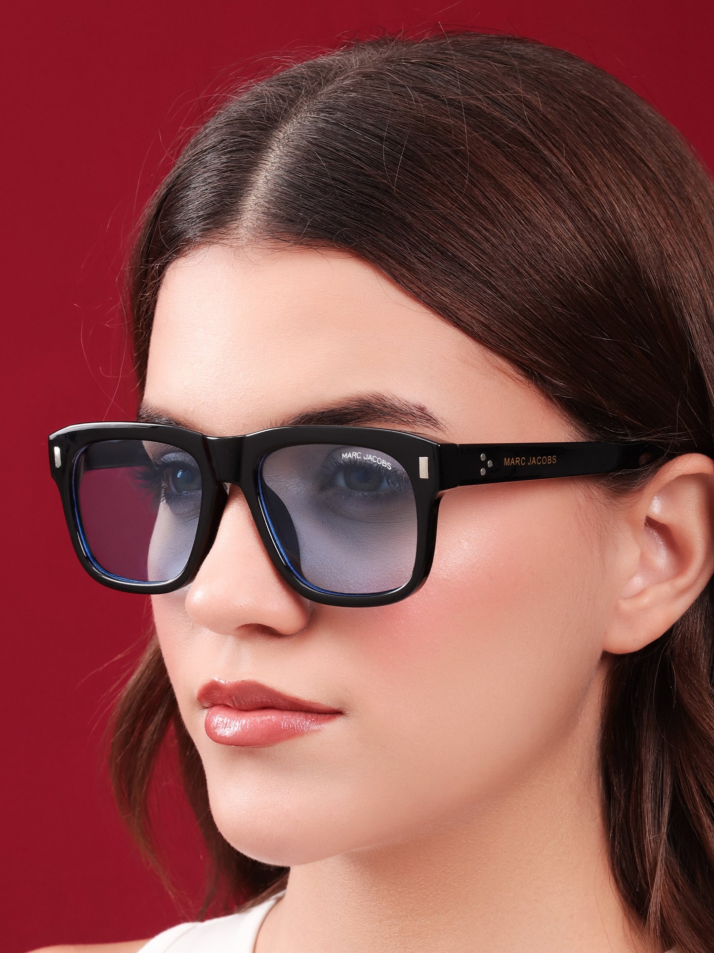 Jacobs Classic Blue Lens Sunglasses