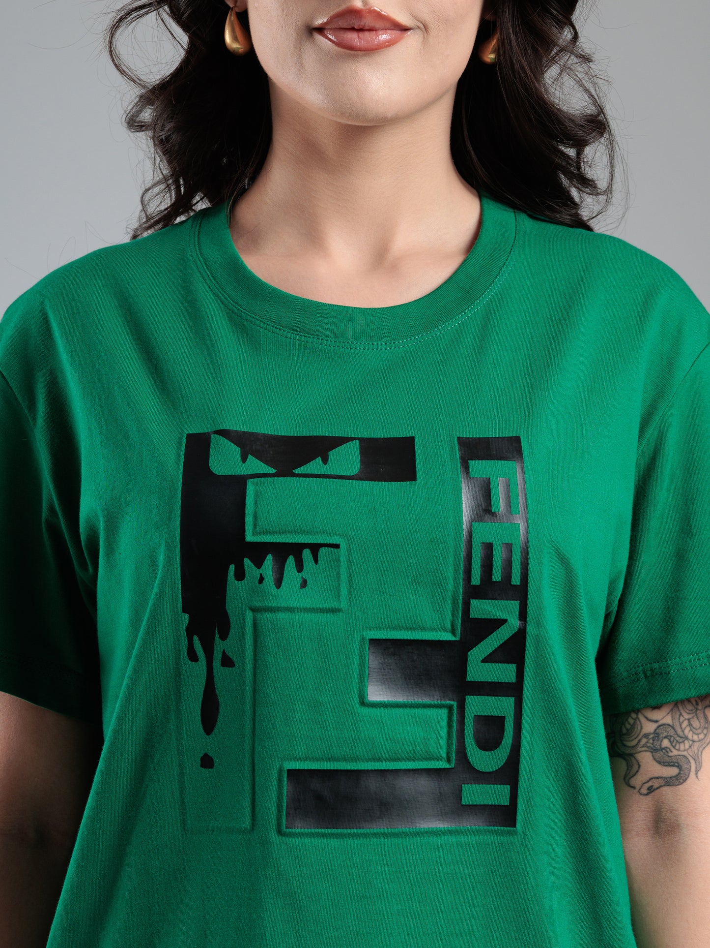 Emerald Statement Graphic T-Shirt