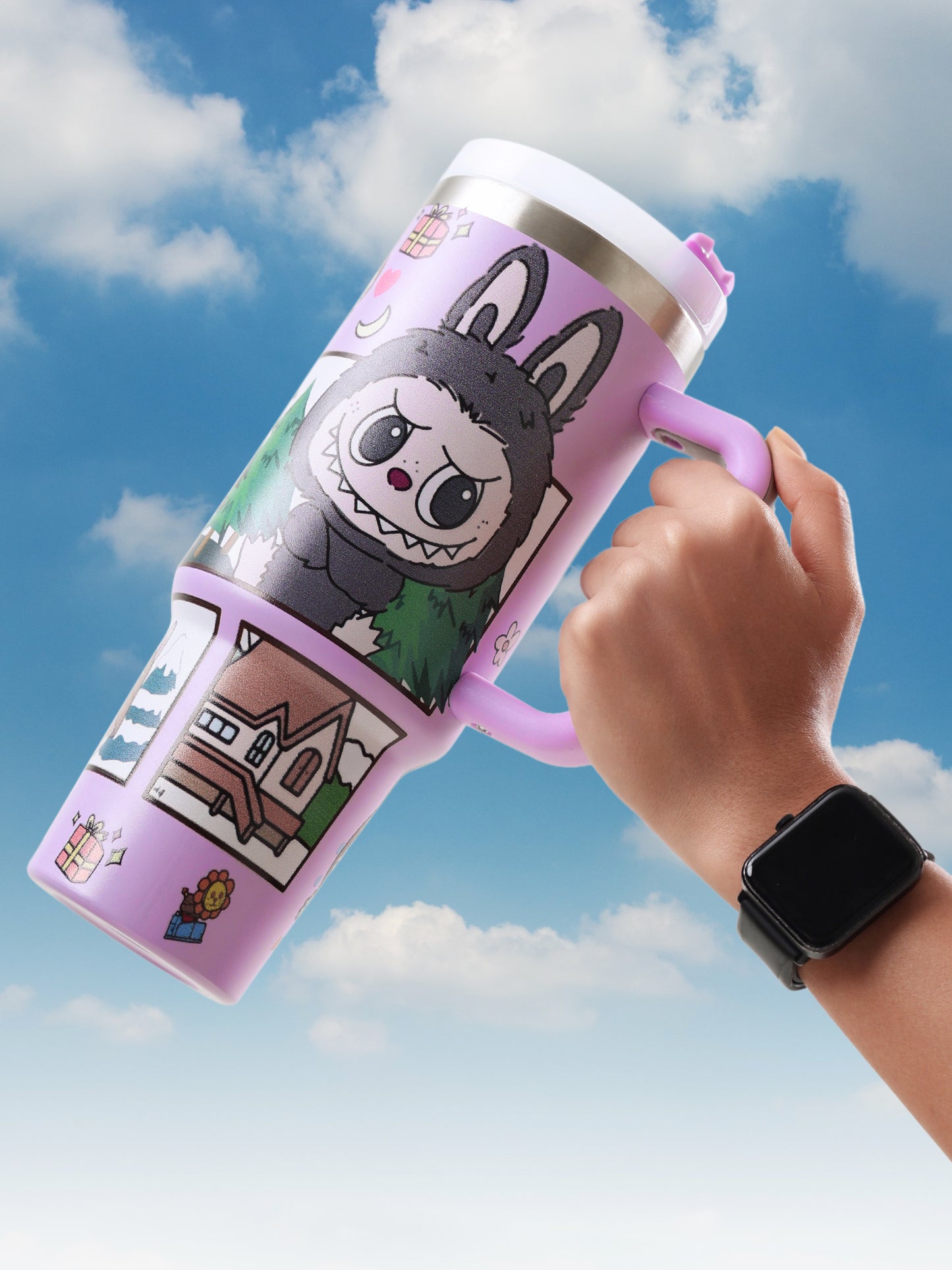 LABUBU “Forest Vibes” Lilac  Sipper