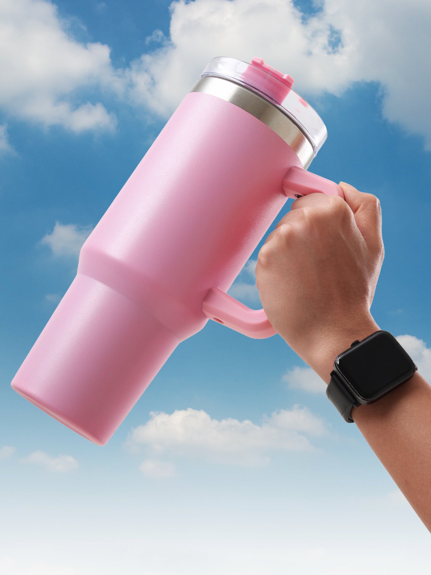 Blush Rush Matte Pink Sipper