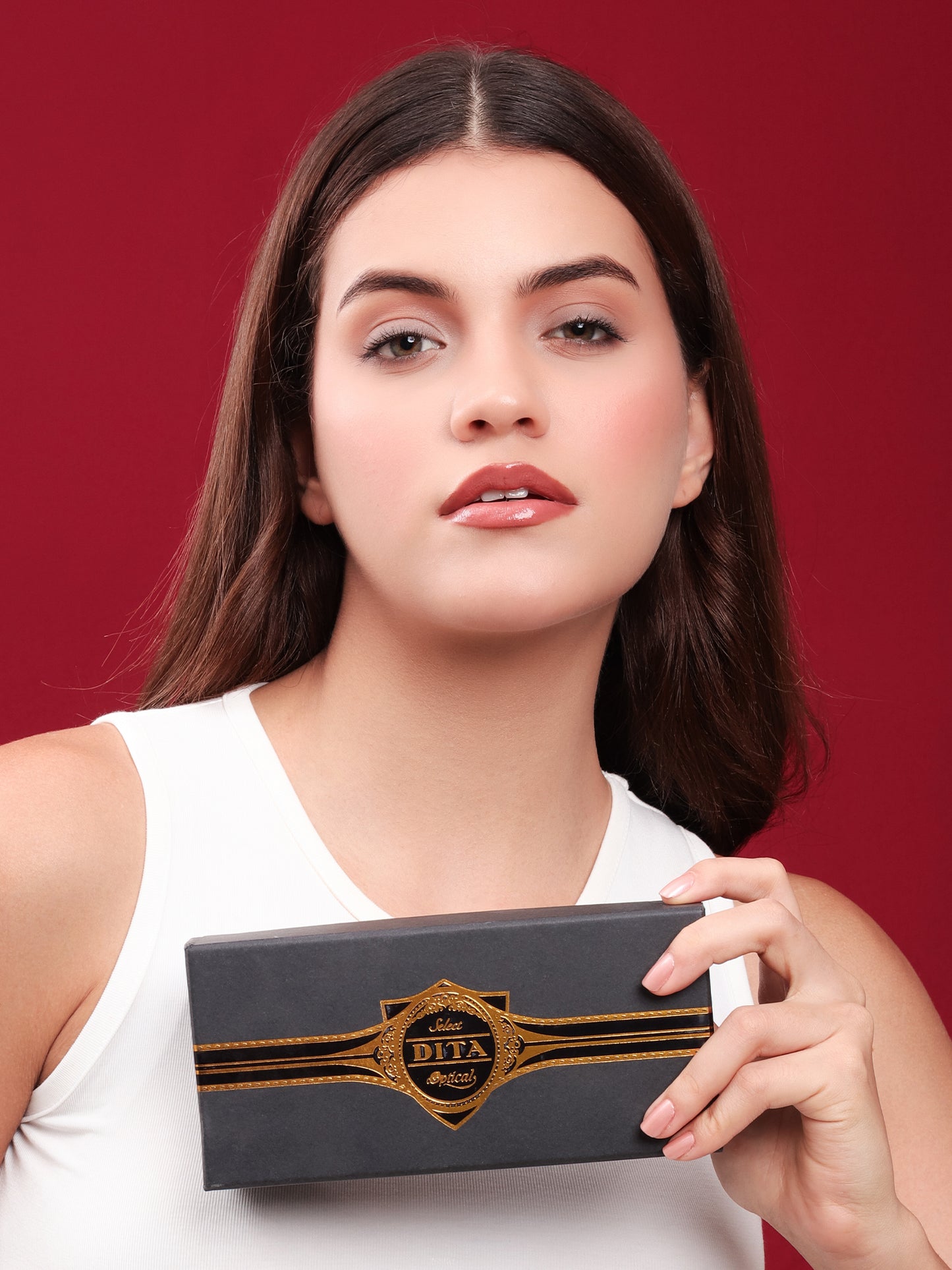 Crimson Fade Aviator Sunglasses