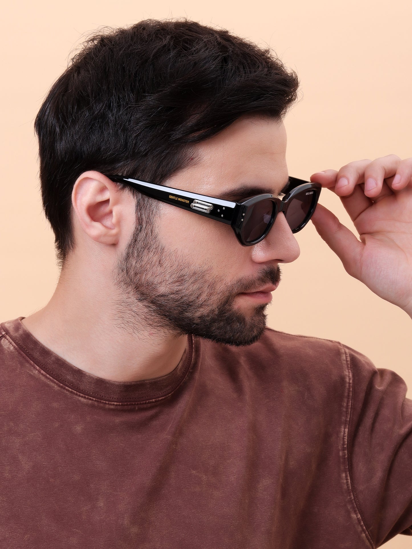 Black Cat-Eye Sunglasses