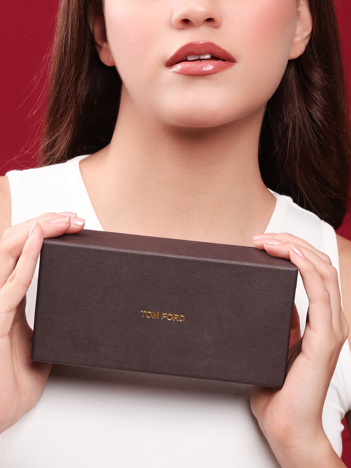 Black Frame Peach Lens Sunglasses