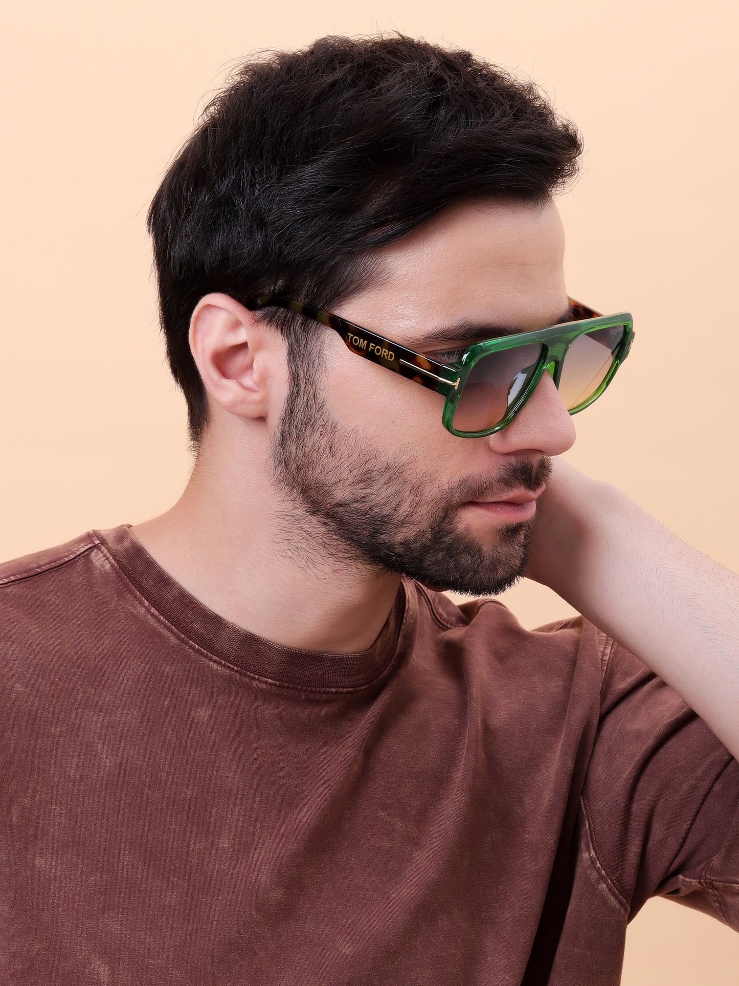 Emerald Fade Navigator Sunglasses