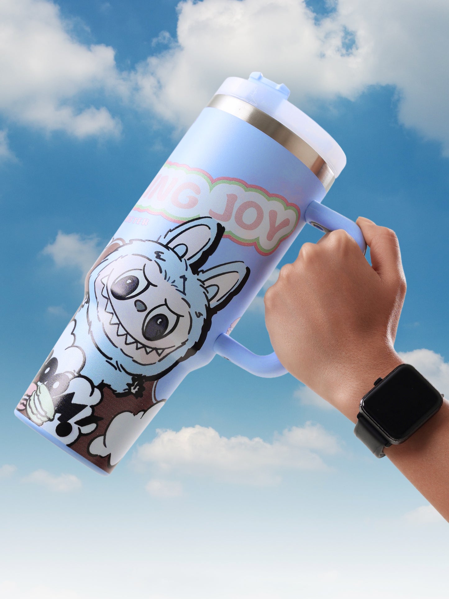 LABUBU “Bringing Joy” Sky  Sipper