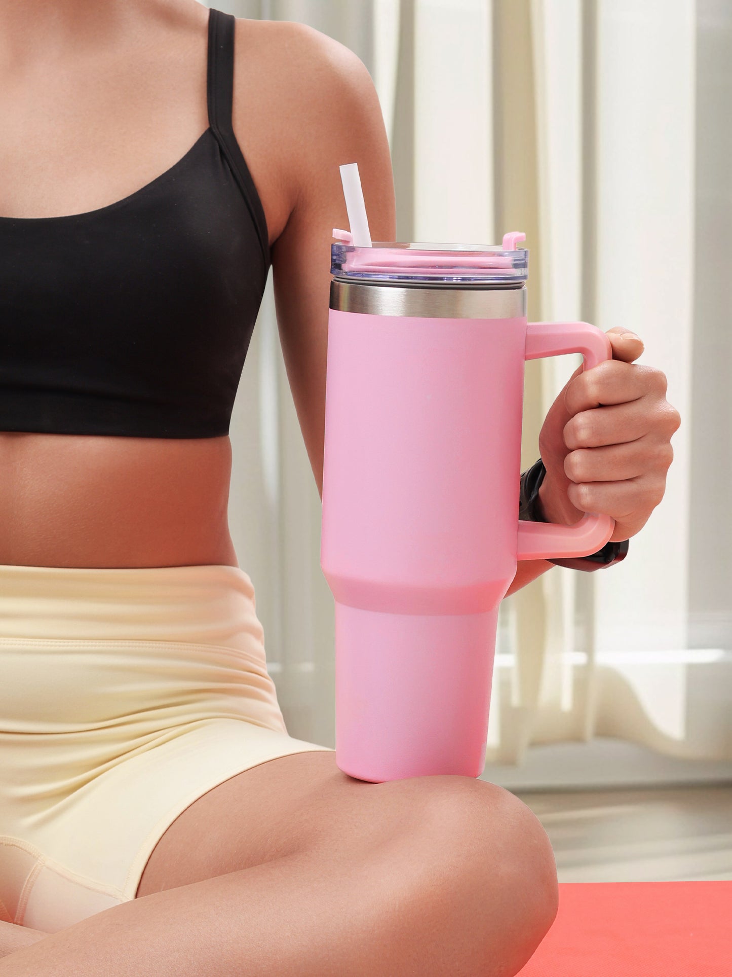 Blush Rush Matte Pink Sipper