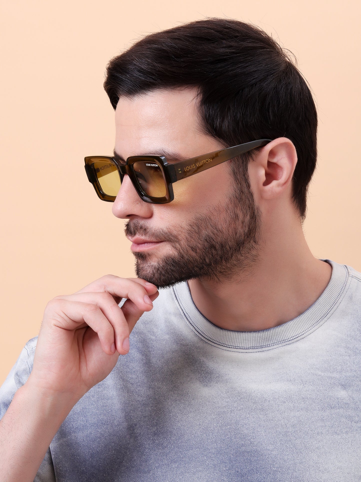 Vuitton Olive Square Sunglasses