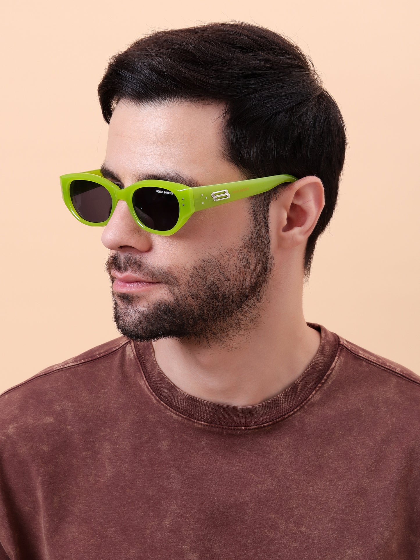 Neon Green Cat-Eye Sunglasses