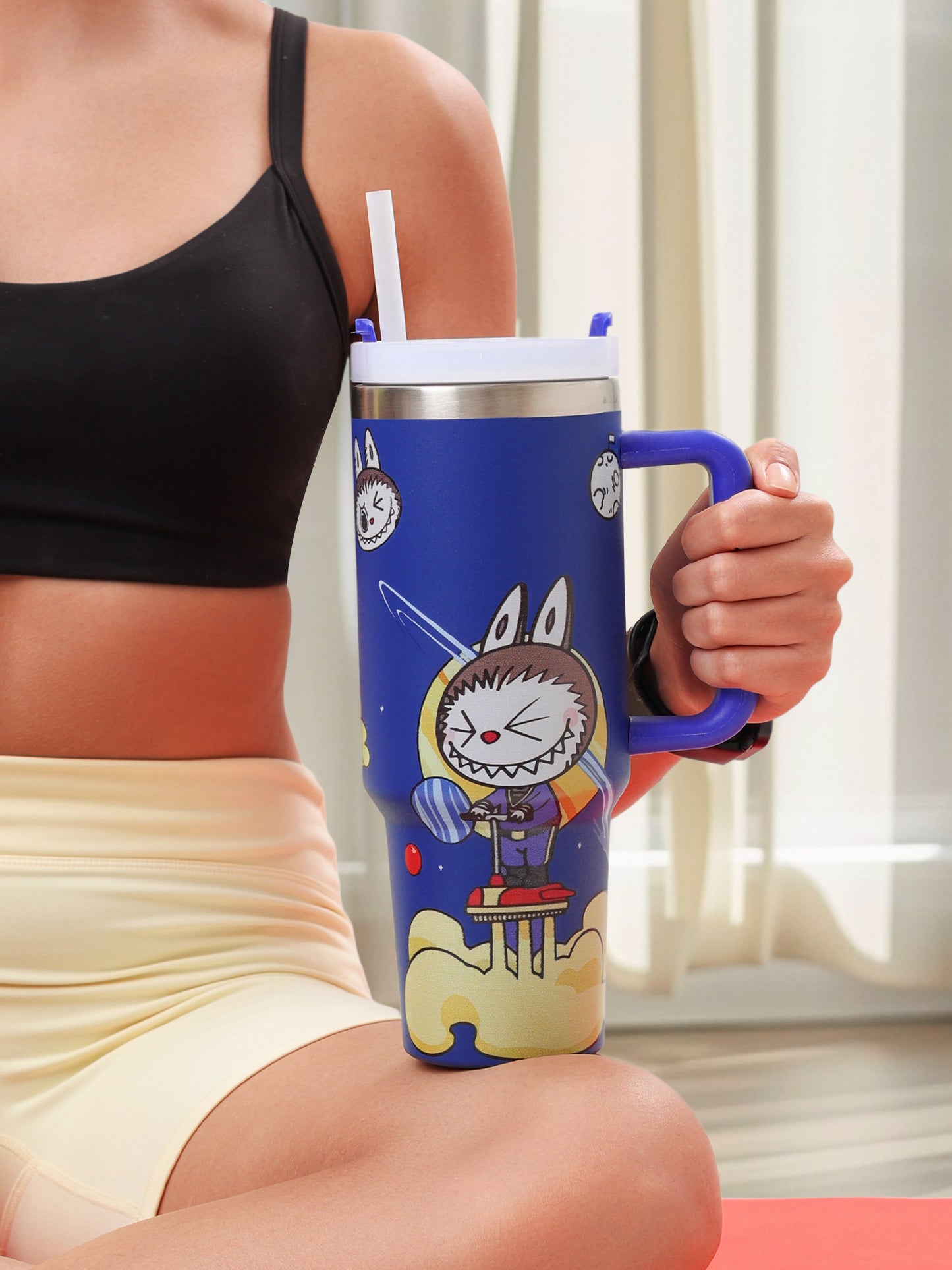 LABUBU “Cosmic Ride” Blue  Sipper