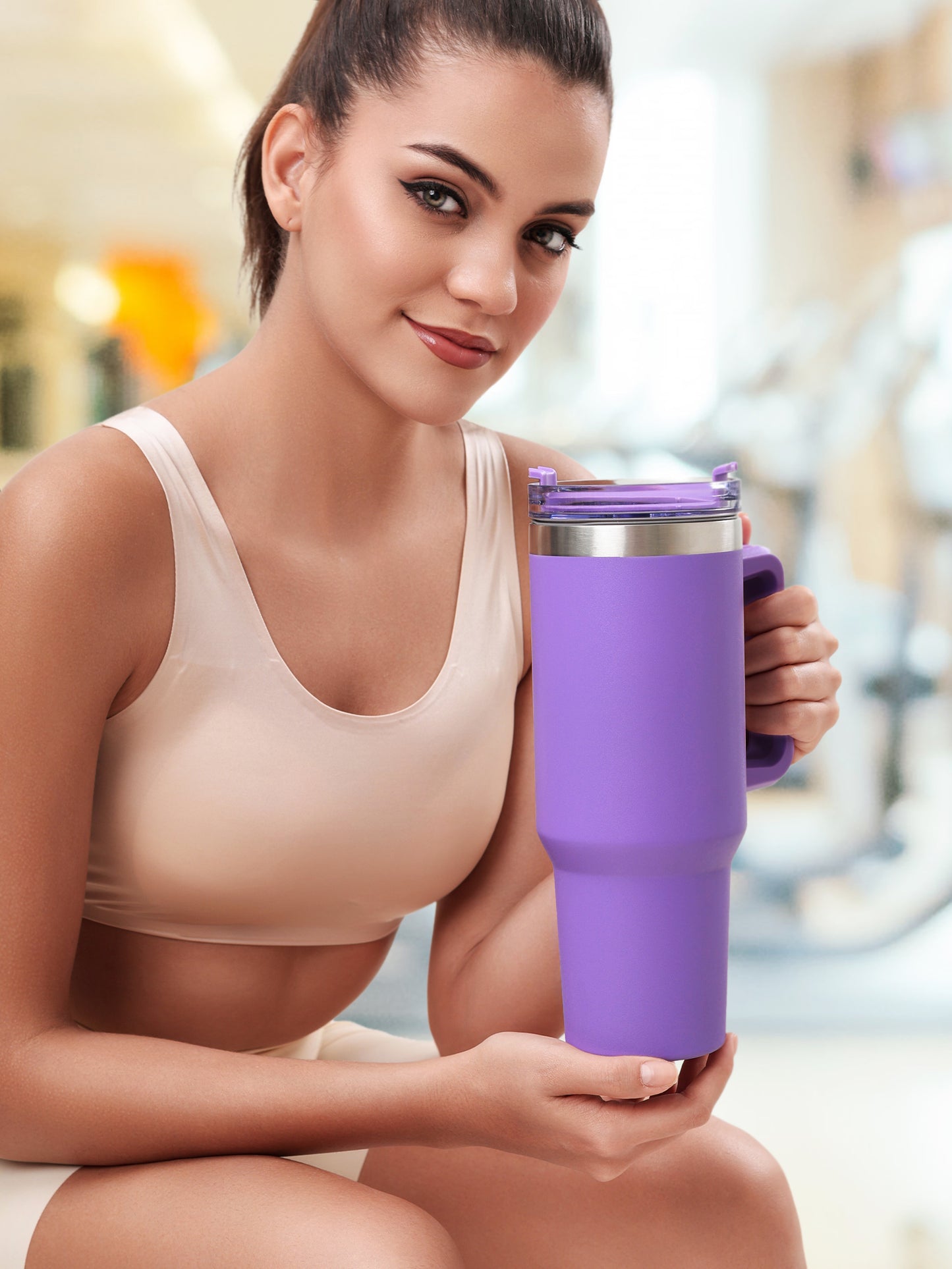 Violet Surge Travel Sipper