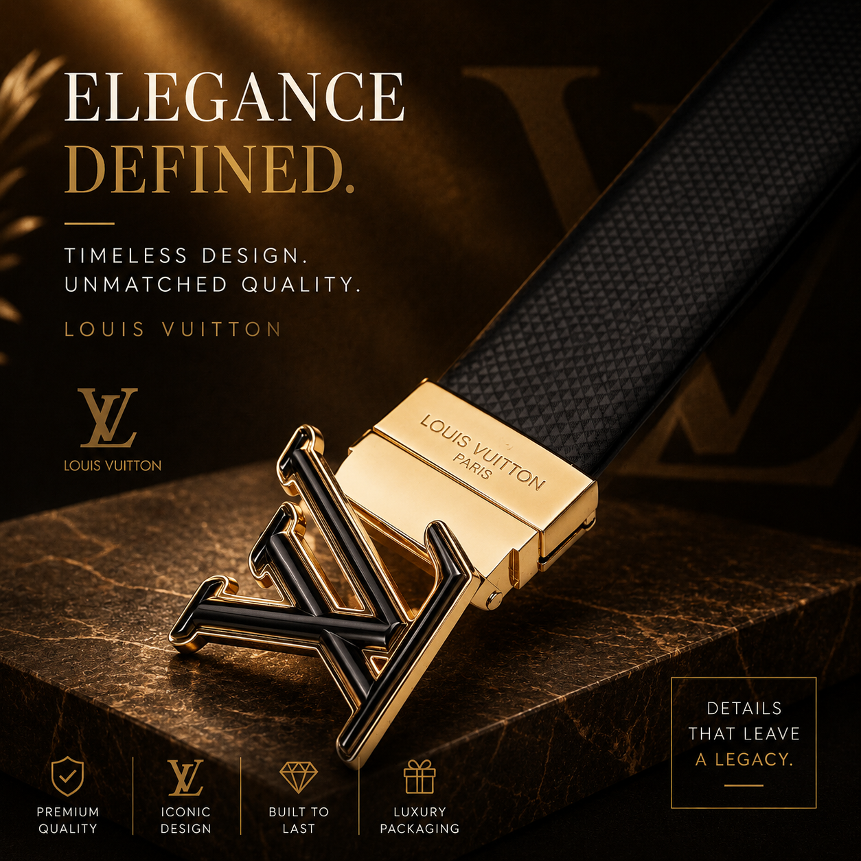 Monogram Classic Dual Belt